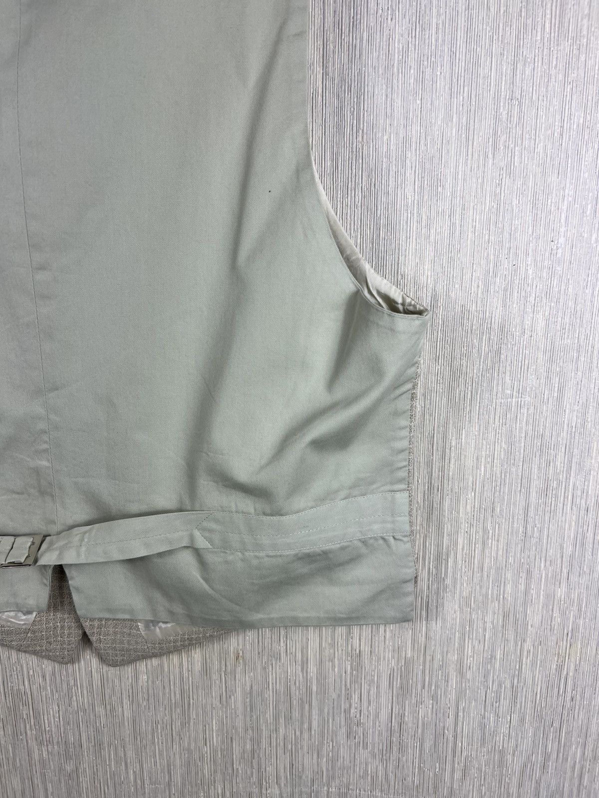 Emporio Armani Vintage 90s Emporio Armani archival linen suit vest Size 48R - 15 Thumbnail