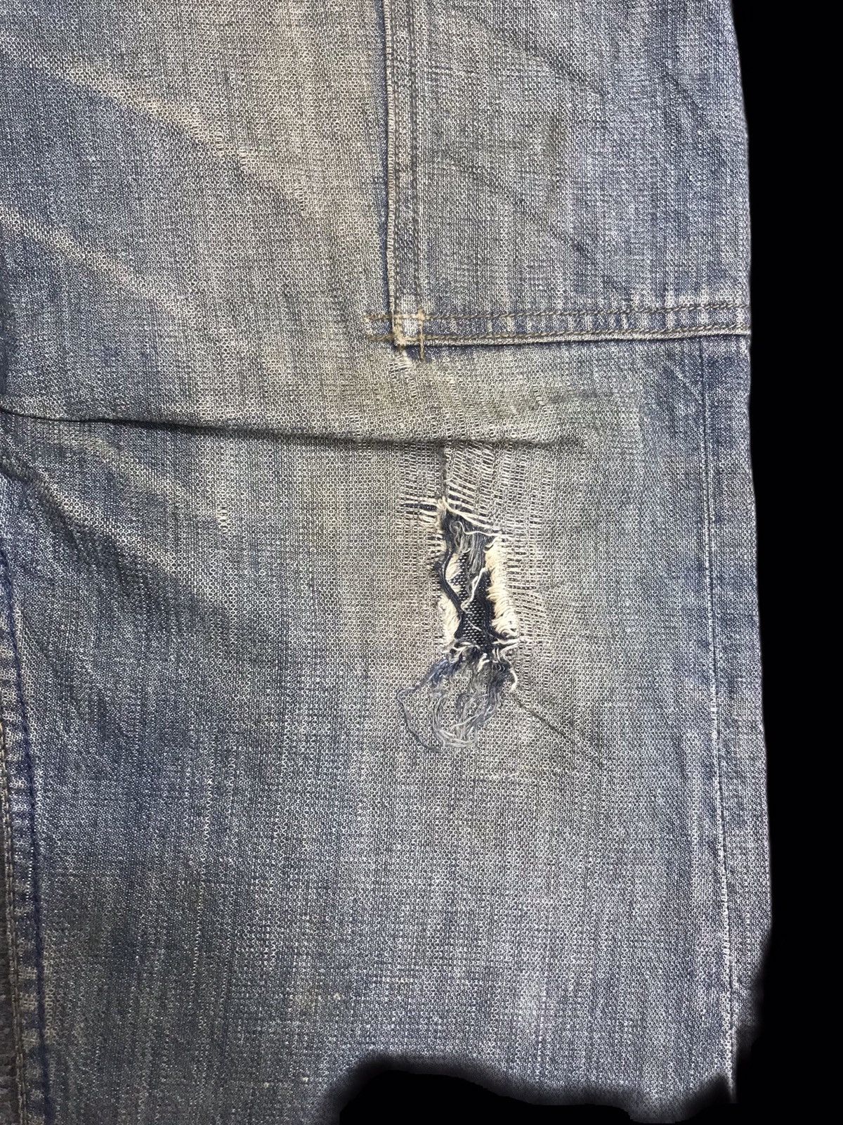 Levi's 💥ARCHIVAL💥Rare Levis 708 Distressed Dirty Cargo Denim F121 Size US 36 / EU 52 - 6 Thumbnail