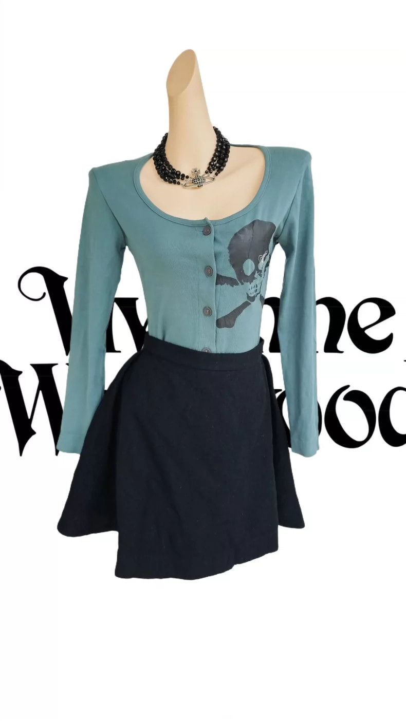 Vivienne Westwood Vivienne Westwood Green Skull T-shirt Size M / US 6-8 / IT 42-44 - 5 Thumbnail