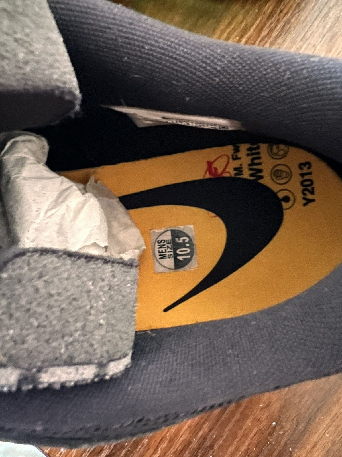 Nike × Off-White Nike Air Rubber Dunk / Off-White Size US 10.5 / EU 43-44 - 15 Thumbnail