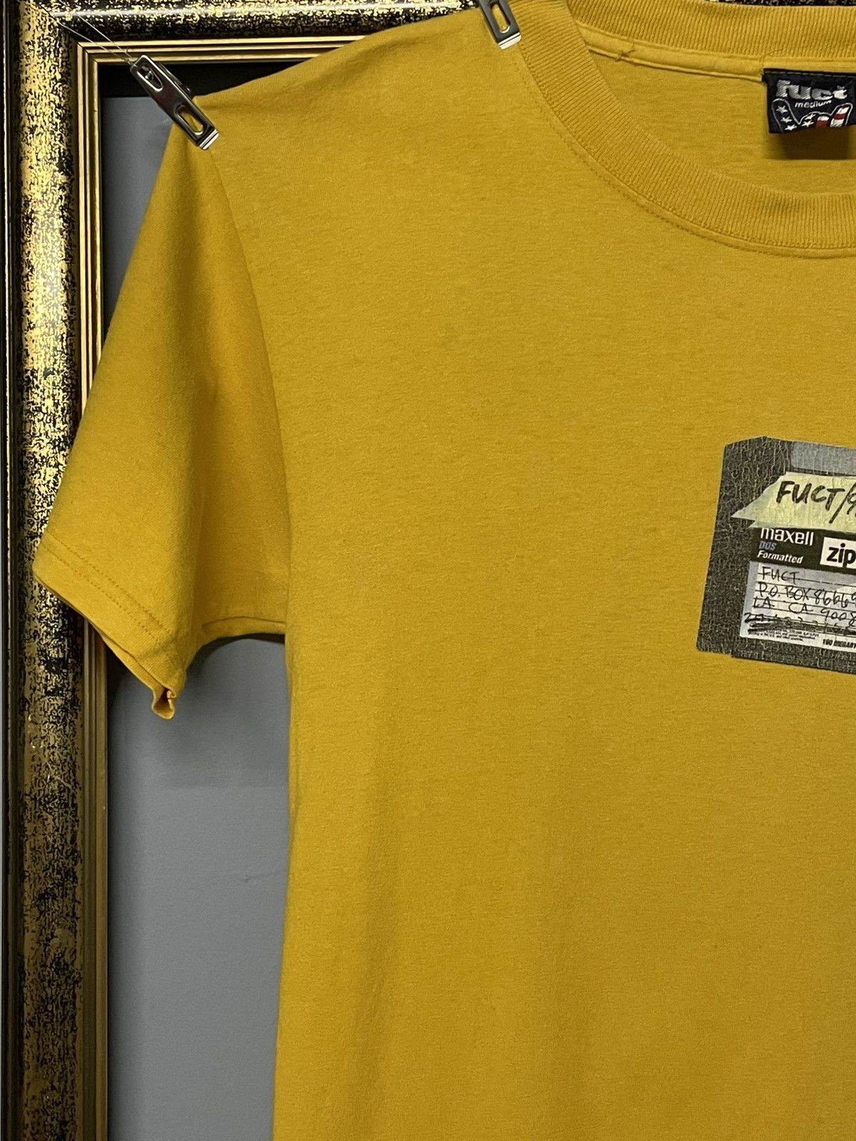 FUCT Vintage 1990s Designer Fuct Skateboard Harddisk Tshirt Size US M / EU 48-50 / 2 - 4 Thumbnail
