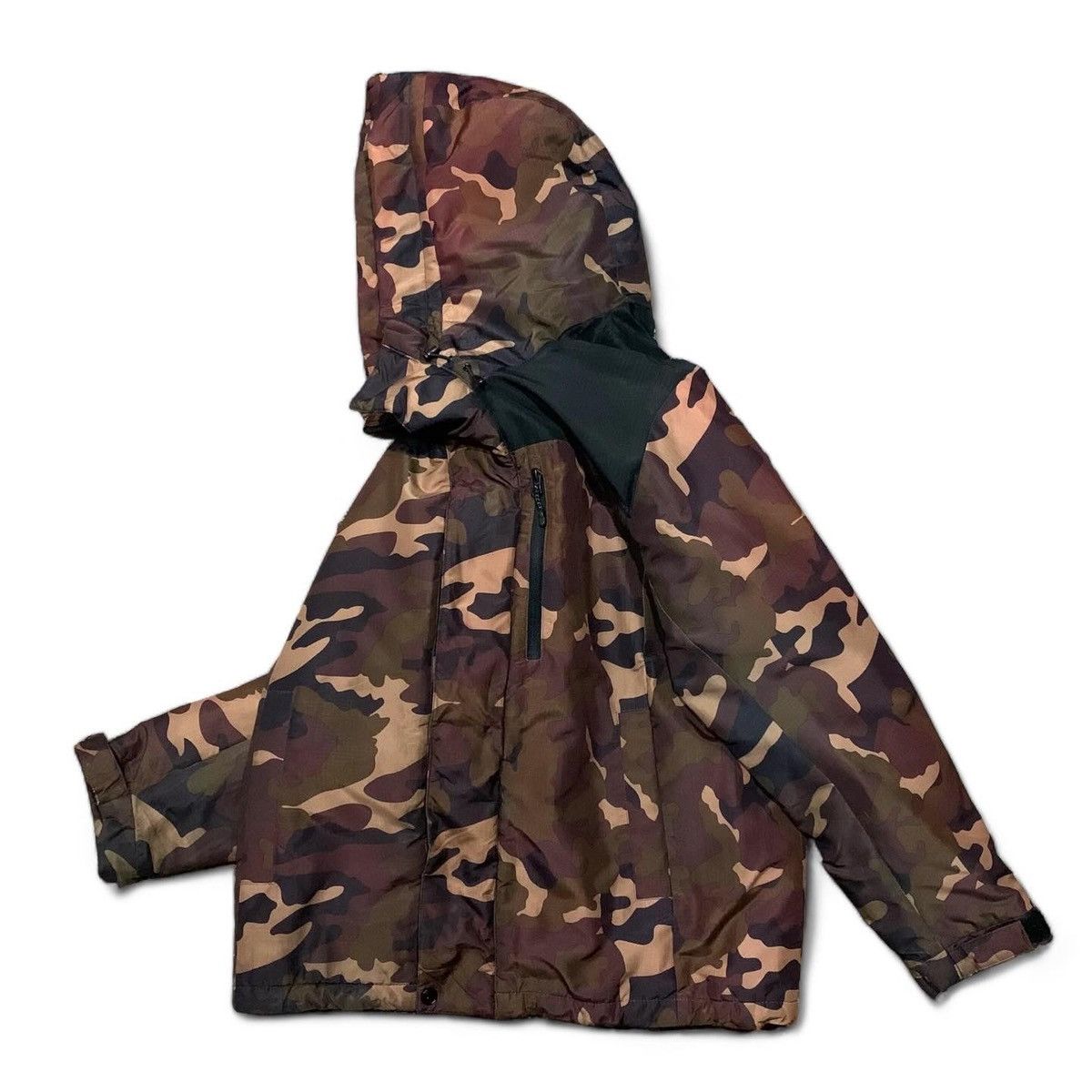 image of Vintage Ceronias Outdoor Jacket Puffer Camo, Men's (Size Large)