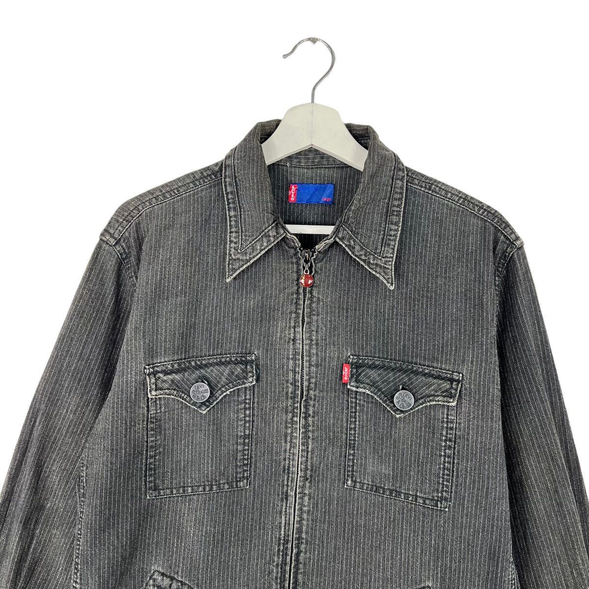 Levi's × Levi's Vintage Clothing 🔥 LEVIS MOVIN ON HIKORY PINSTRIPE ZIPPER JACKET Size US L / EU 52-54 / 3 - 3 Thumbnail