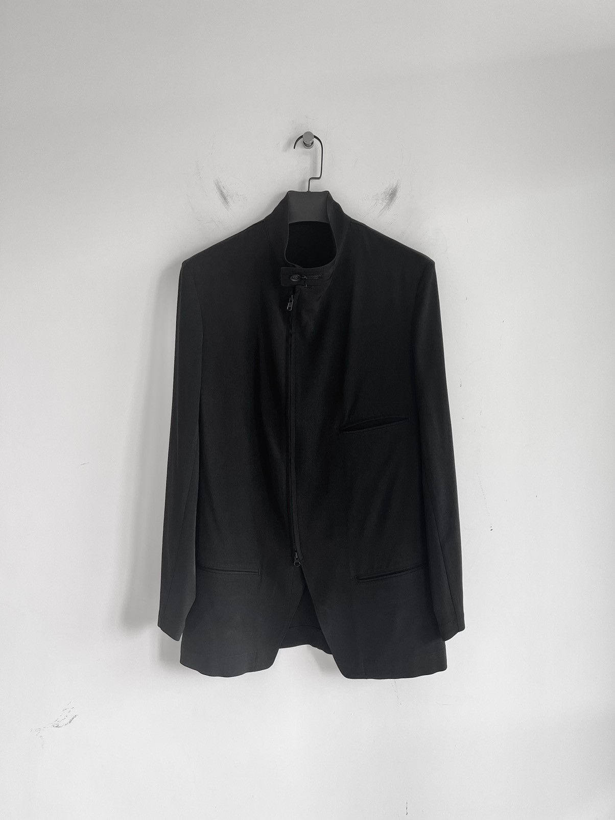 Yohji Yamamoto Yohji Yamamoto Pour Homme - TA/TUXEDO Stand Jacket Size US M / EU 48-50 / 2 - 13 Thumbnail