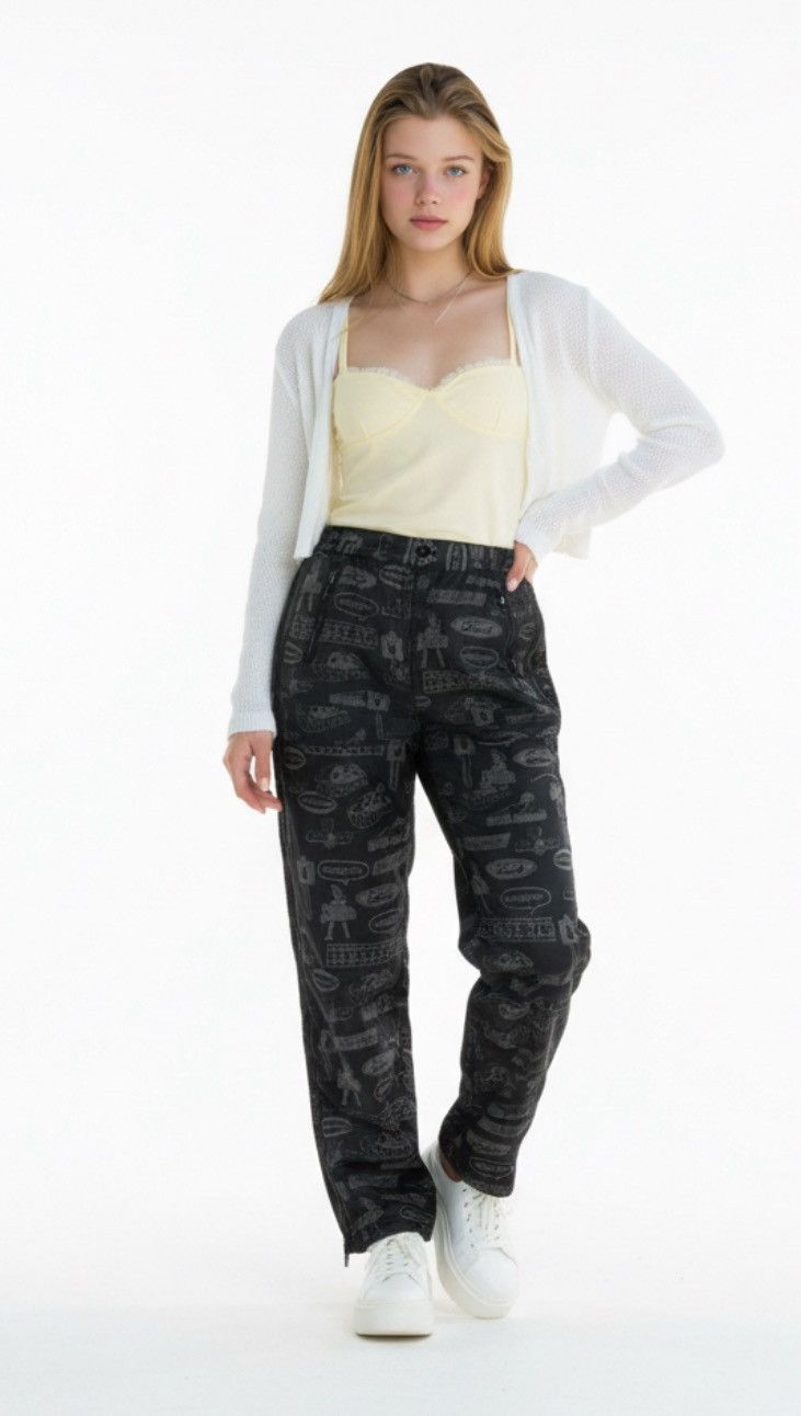 Hysteric Glamour Hyteric Glamour Full Print Nylon Pants Size US 29 - 1 Thumbnail