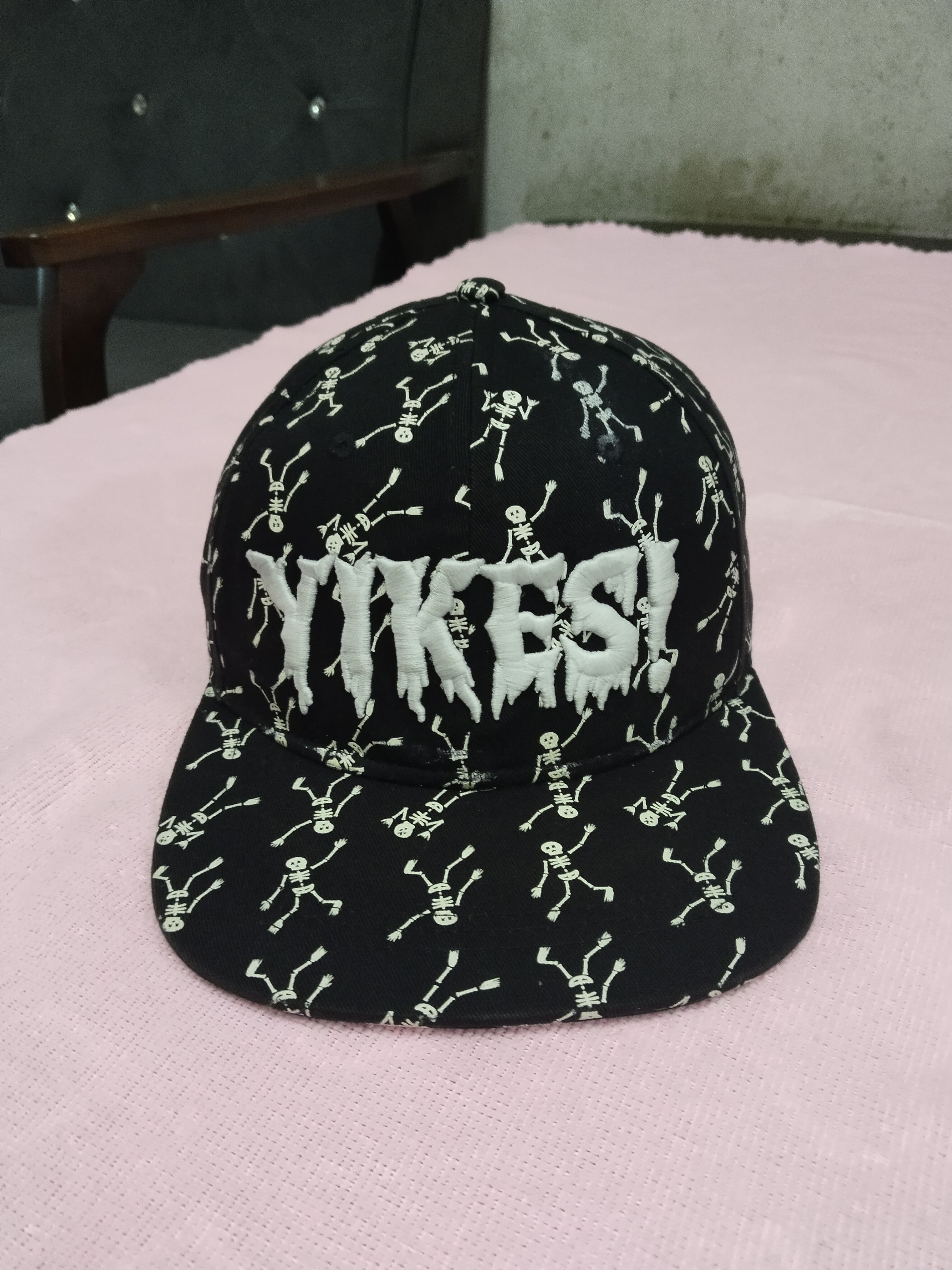 RARE YIKES MONOGRAM SCULLY CAP HAT