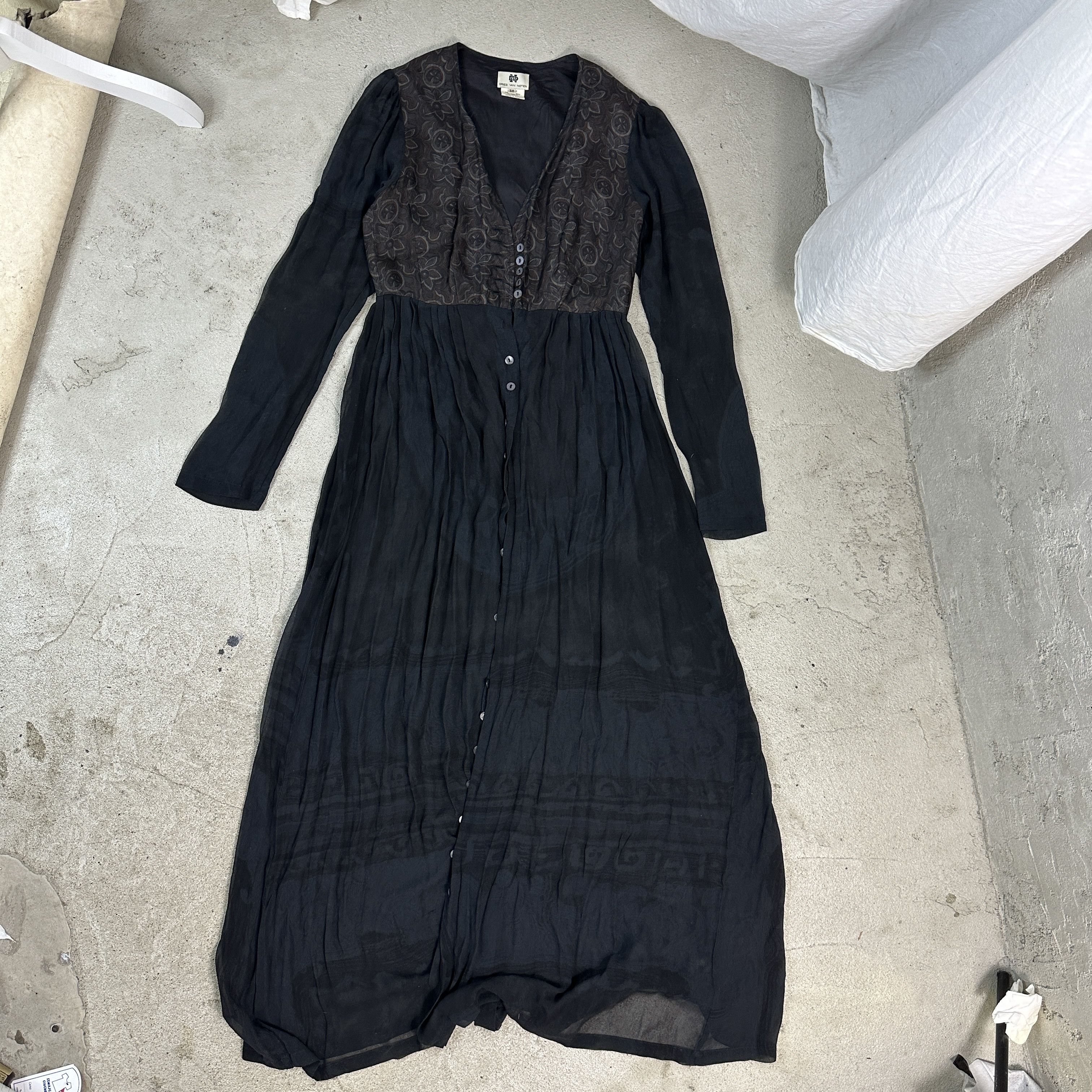 Dries Van Noten × Vintage Vintage Silk Dress Dries Van Noten Size M / US 6-8 / IT 42-44 - 8 Thumbnail