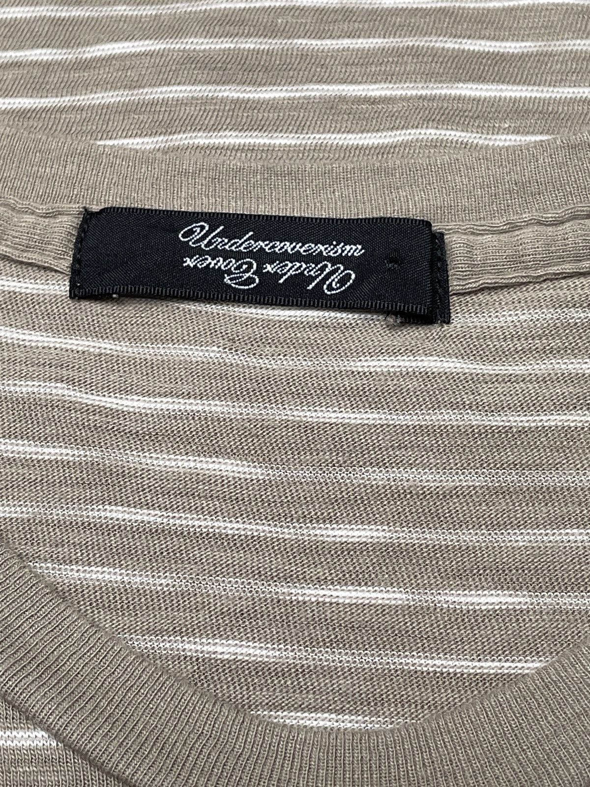 Japanese Brand × Undercover × Vintage Vintage Brand Undercover Striped T-Shirt 2000s Size US M / EU 48-50 / 2 - 5 Thumbnail