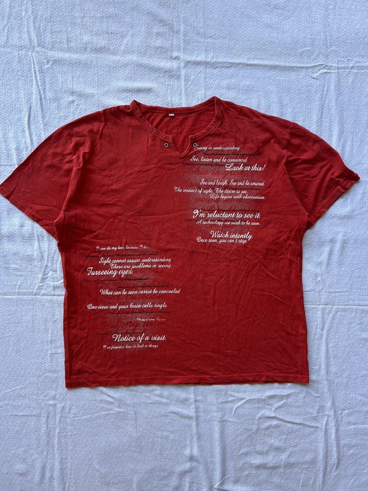 Japanese Brand Unknown Poem Gothic Saditionaries Punk Style Size US L / EU 52-54 / 3 - 1 Thumbnail
