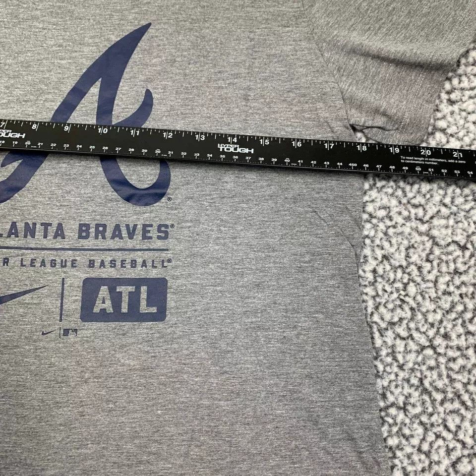 Nike Atlanta Braves Shirt Women Nike Short Sleeve Crew Neck New M Size M / US 6-8 / IT 42-44 - 4 Thumbnail