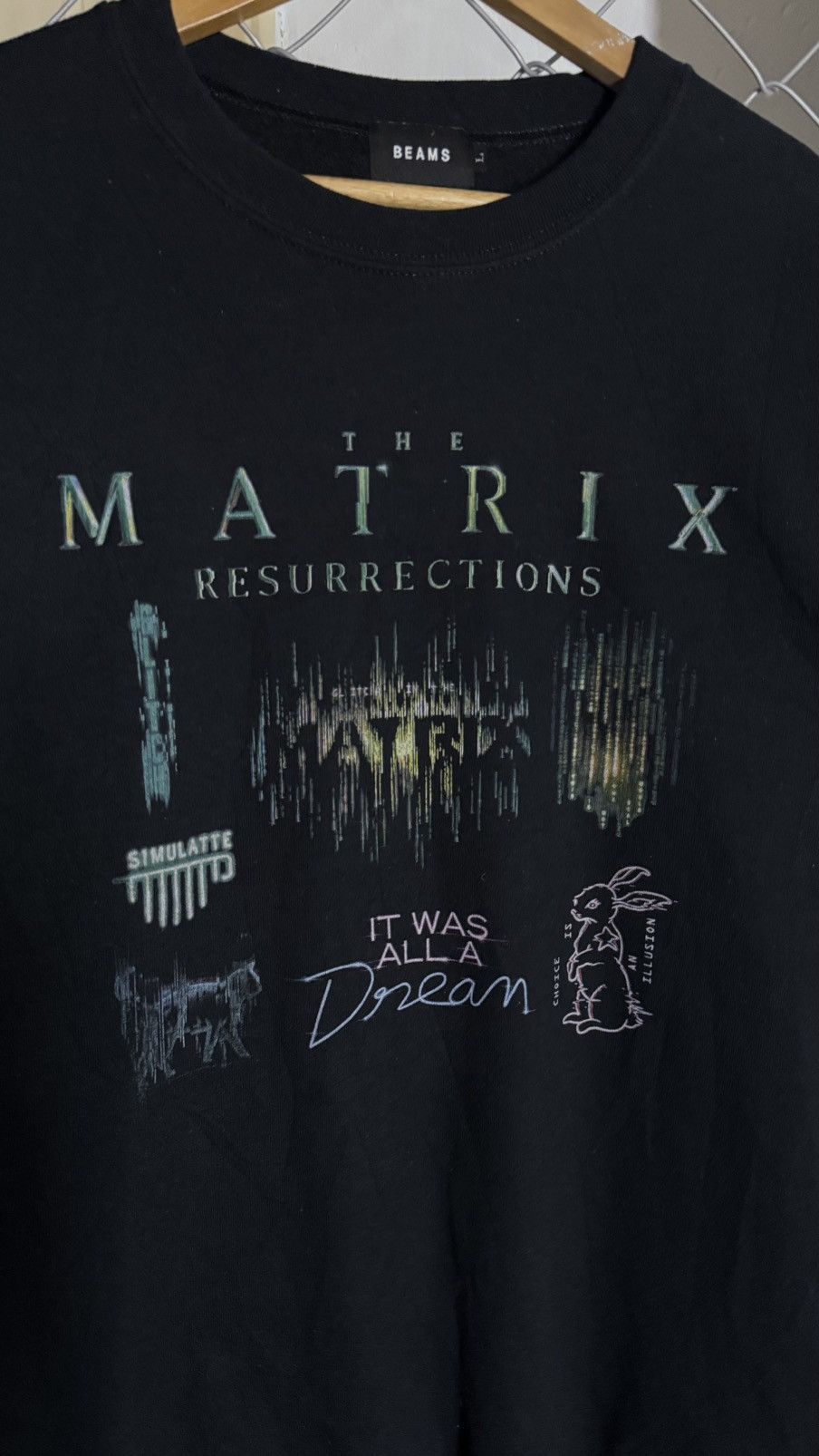 Beams Japan Beams X The Matrix Resurrections X ©&TM Warner Bros (s22) Size US L / EU 52-54 / 3 - 5 Thumbnail