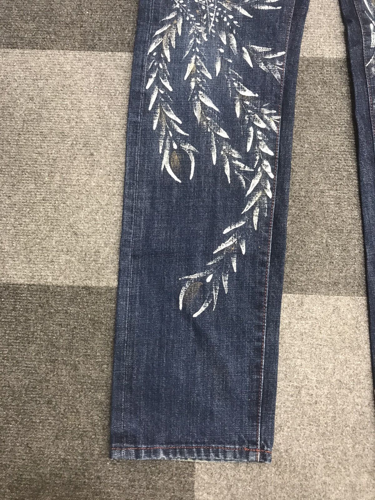 Japanese Brand 💥ARCHIVAL JAPAN💥Archival Flying Pheonix ZEN DENIM F706 Size US 27 - 8 Thumbnail