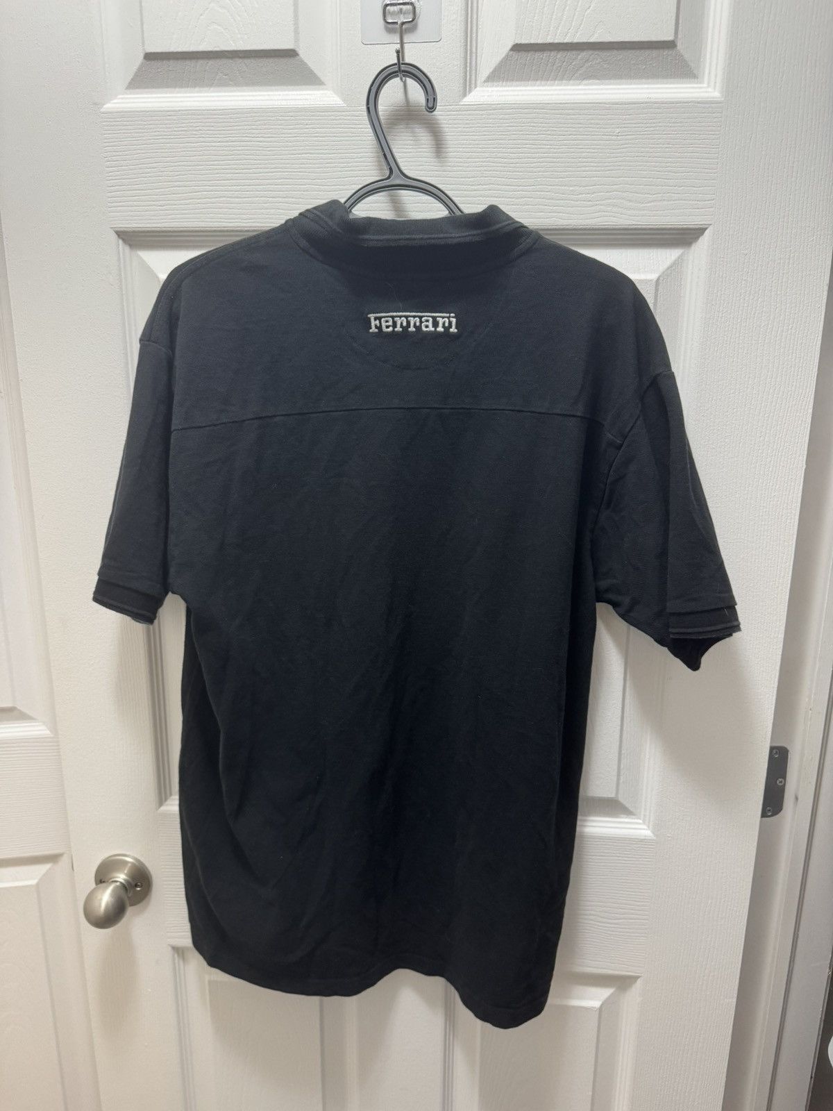Ferrari Ferrari Black Polo Racing Vintage Car Shirt Rare Size US L / EU 52-54 / 3 - 2 Thumbnail