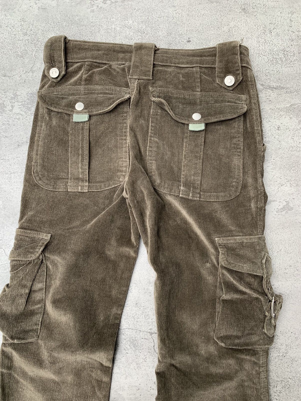 Japanese Brand ICHIOKU velvet corduroy lace-up flared pants Size US 26 / EU 42 - 7 Thumbnail