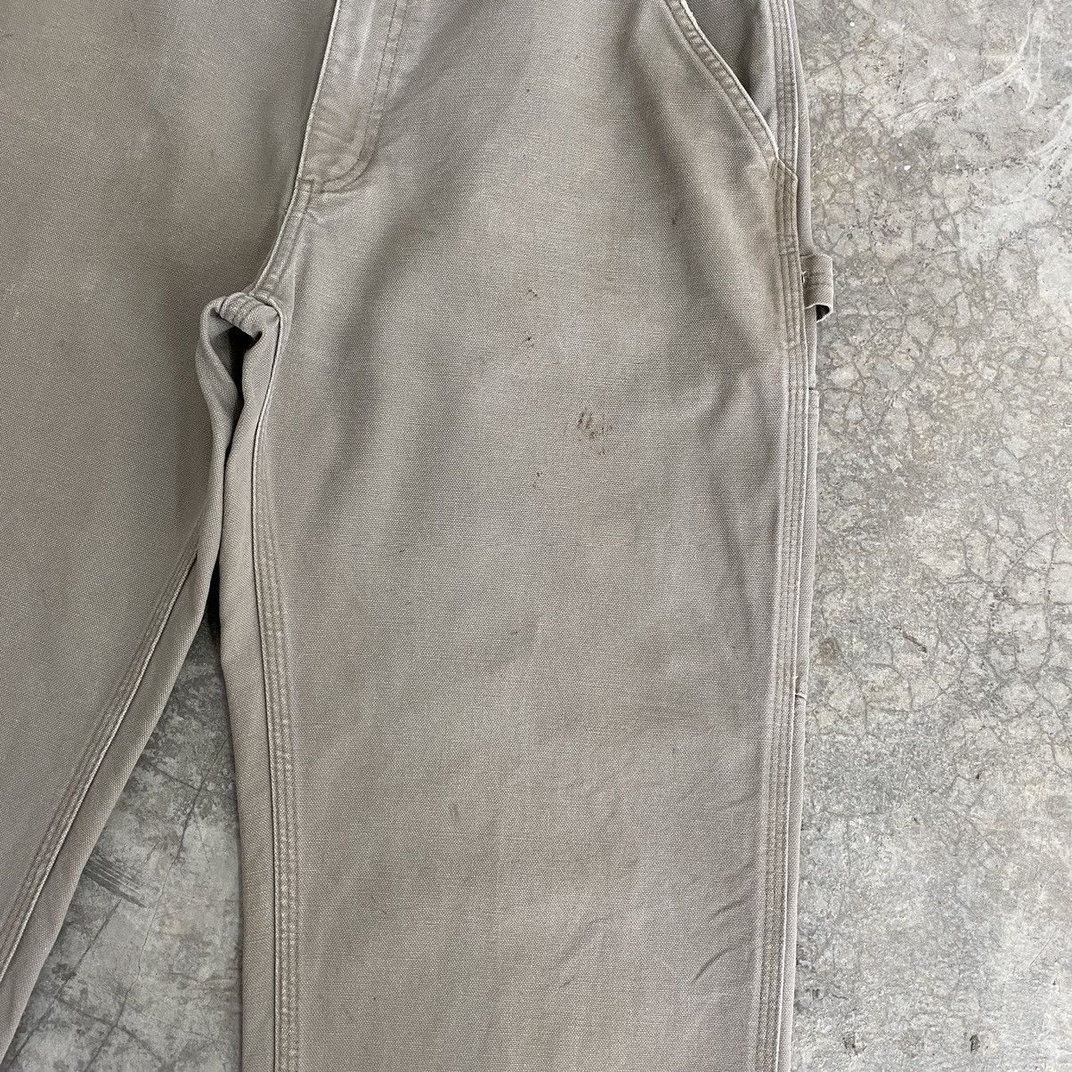Carhartt × Vintage Vintage Carhartt Desert Grey Carpenter Workwear Pants Size US 33 - 8 Thumbnail