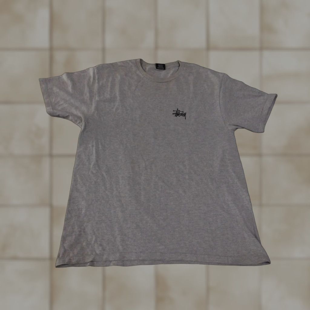 Etro Stussy Shirt Mens L Gray Streetwear Logo Tee Skate Surf Shirt Mens Large Gray Streetwear Logo Tee Skate Surf Size US L / EU 52-54 / 3 - 1 Thumbnail
