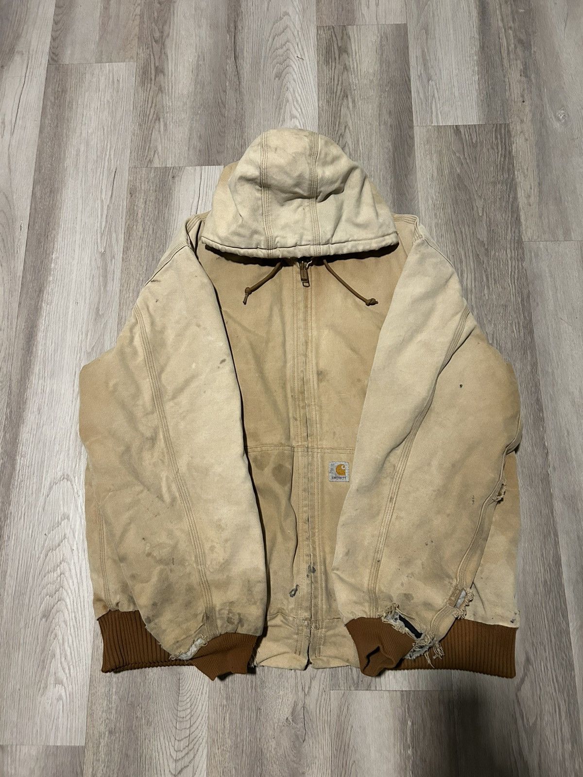 Vintage VINTAGE DISTRESSED CARHARTT JACKET SIZE XL Size US XL / EU 56 / 4 - 1 Thumbnail