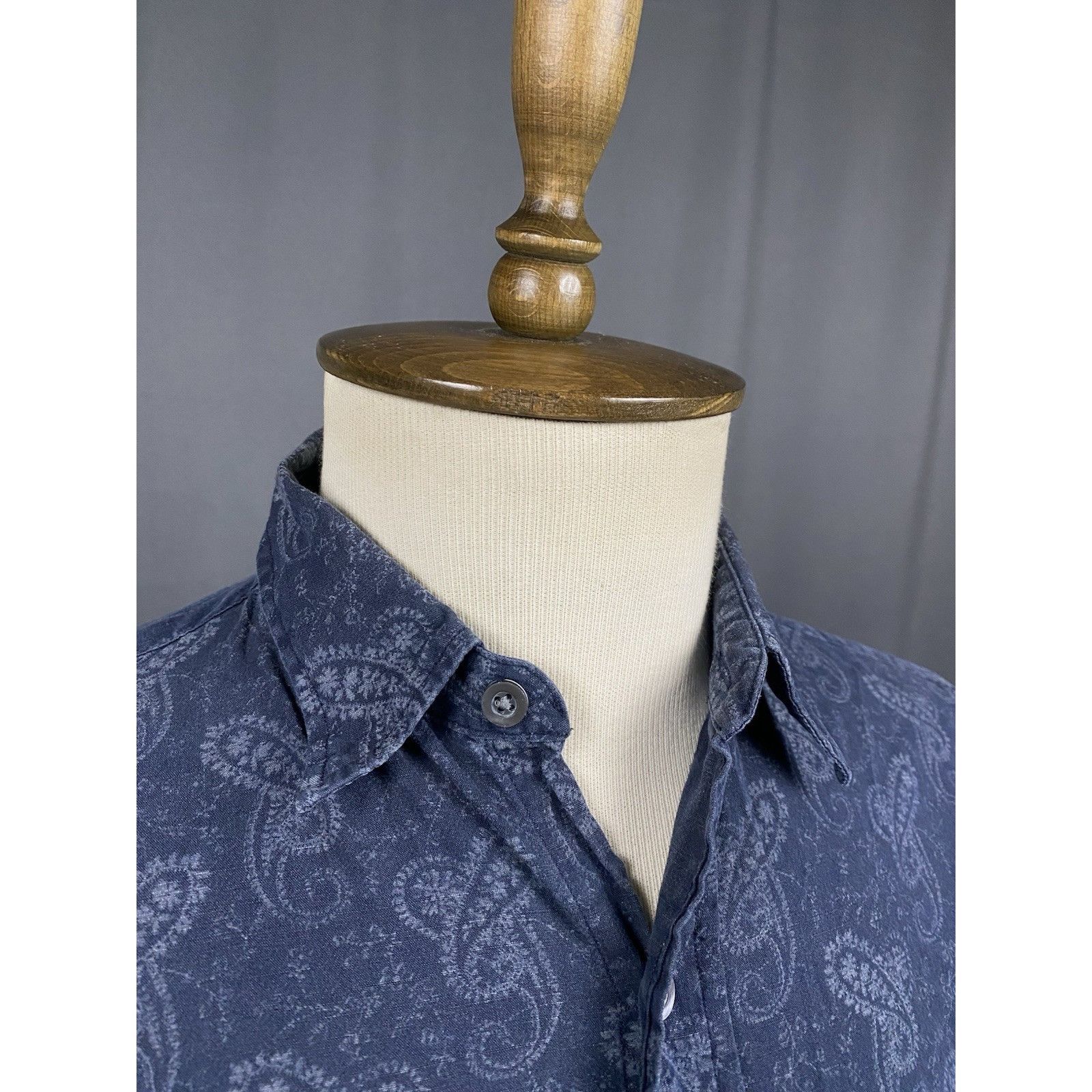 Polo Ralph Lauren Polo Ralph Lauren Paisley Men's Blue Longsleeve Shirt Size M Size US M / EU 48-50 / 2 - 6 Thumbnail