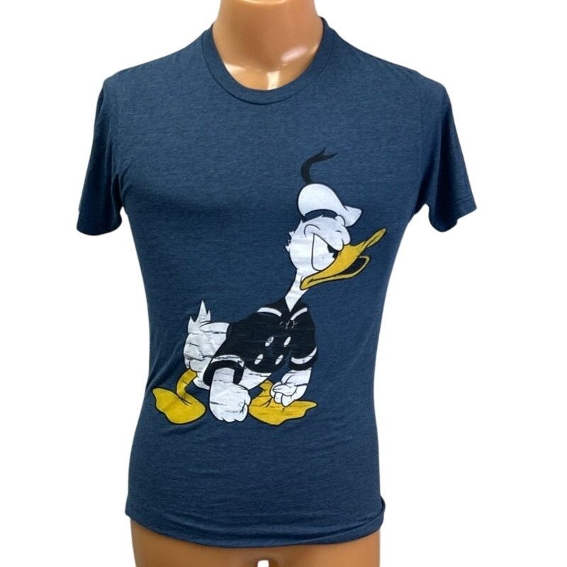 Disney Disney Mens Small Donald Duck PolyCotton Tee Shirt Size US S / EU 44-46 / 1 - 1 Thumbnail