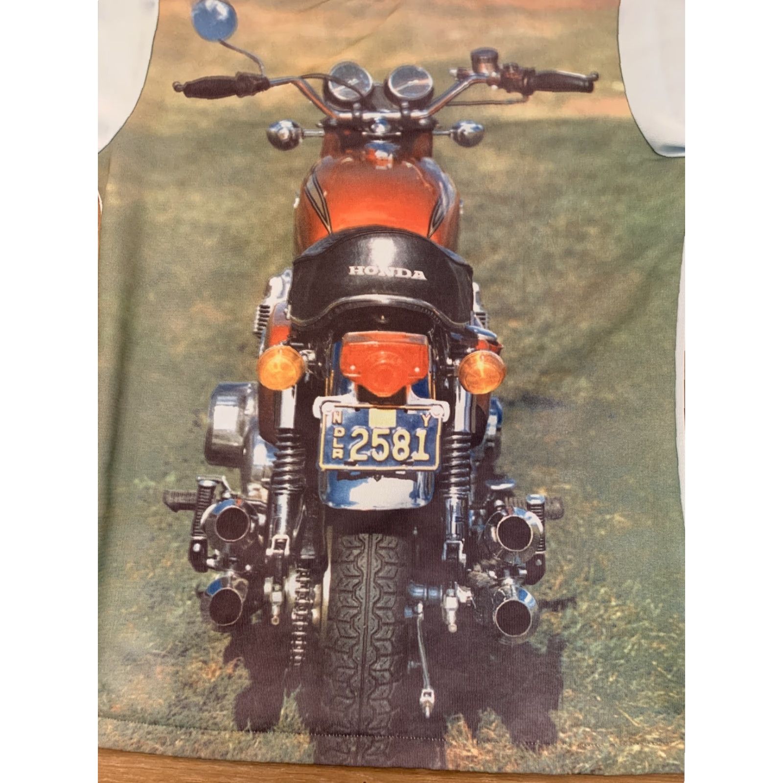 Honda VINTAGE Honda Motorcycle T Shirt CB750/CB500 SINGLE STITCH 1970s Men's Size M Blue, Retro Tee, Motorcycle Theme Size US M / EU 48-50 / 2 - 2 Thumbnail