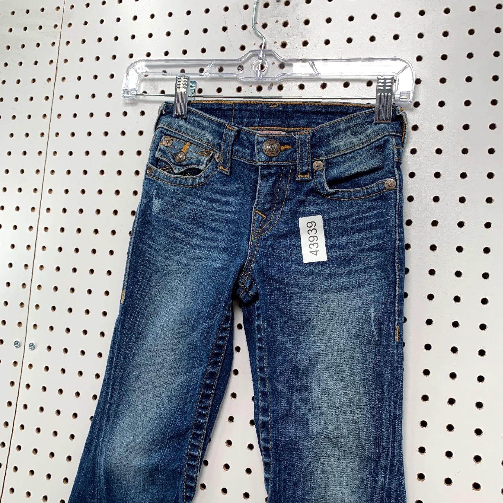 True Religion True Religion Bootcut Jeans Size 6 Girls Blue 22x22 Cotton Denim Size 28" / US 6 / IT 42 - 4 Thumbnail