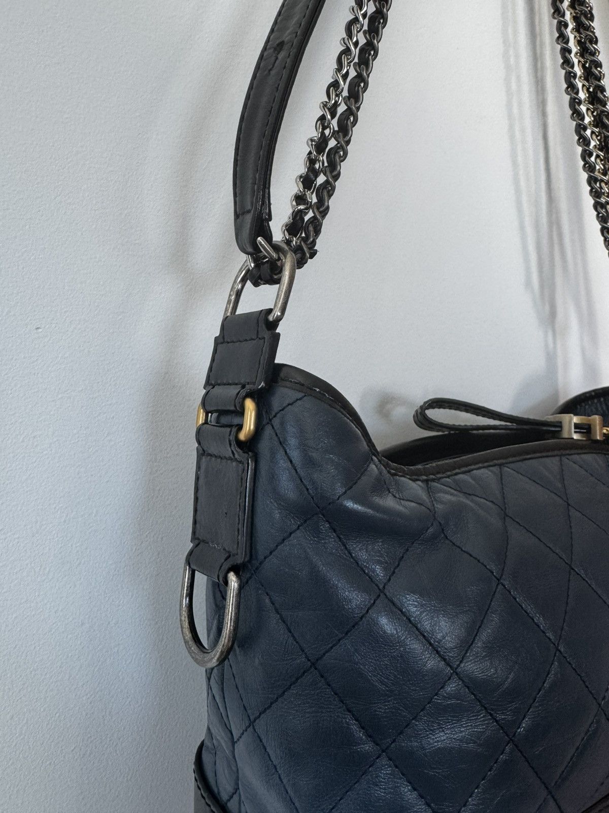Chanel Chanel Navy Gabrielle Hobo Small Shoulder Bag Size ONE SIZE - 3 Thumbnail