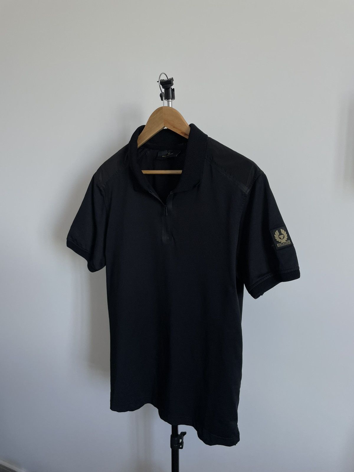 Belstaff Belstaff Polo T-Shirt Black Size US M / EU 48-50 / 2 - 2 Thumbnail