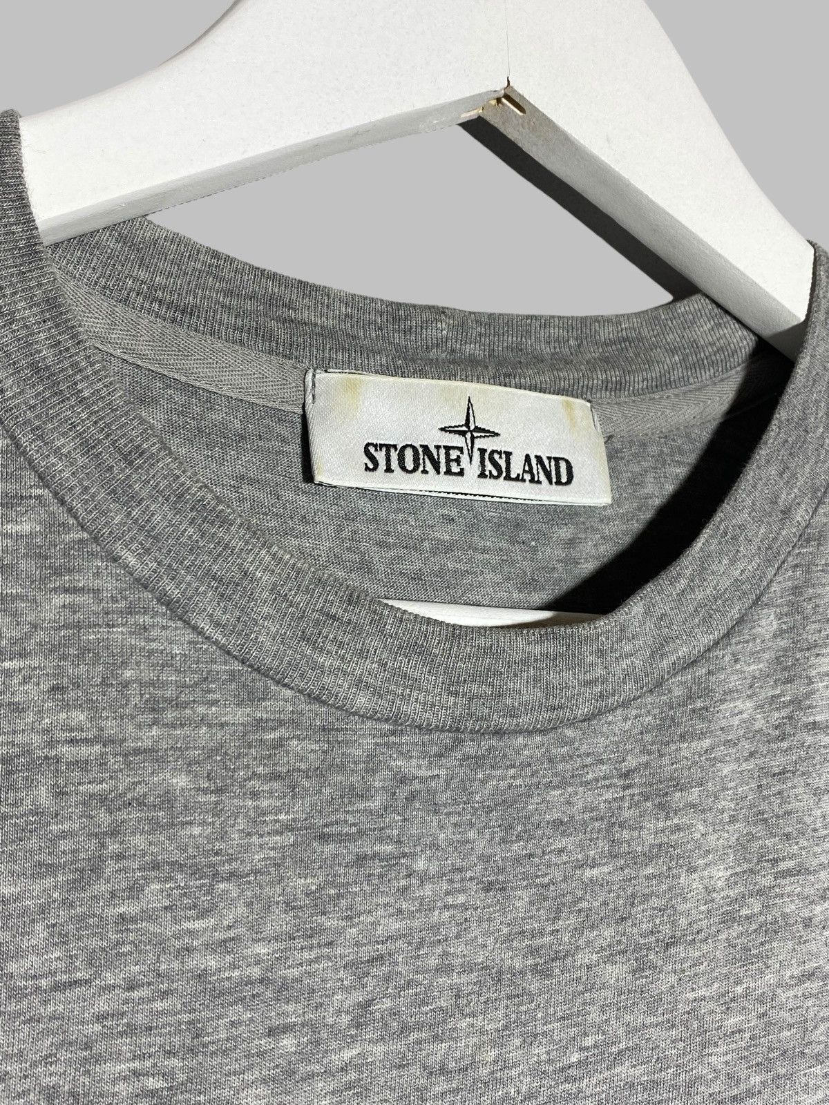 Stone Island STONE ISLAND PATCH TEE GREY ITALIAN STREETWEAR HEAT Size US S / EU 44-46 / 1 - 5 Thumbnail