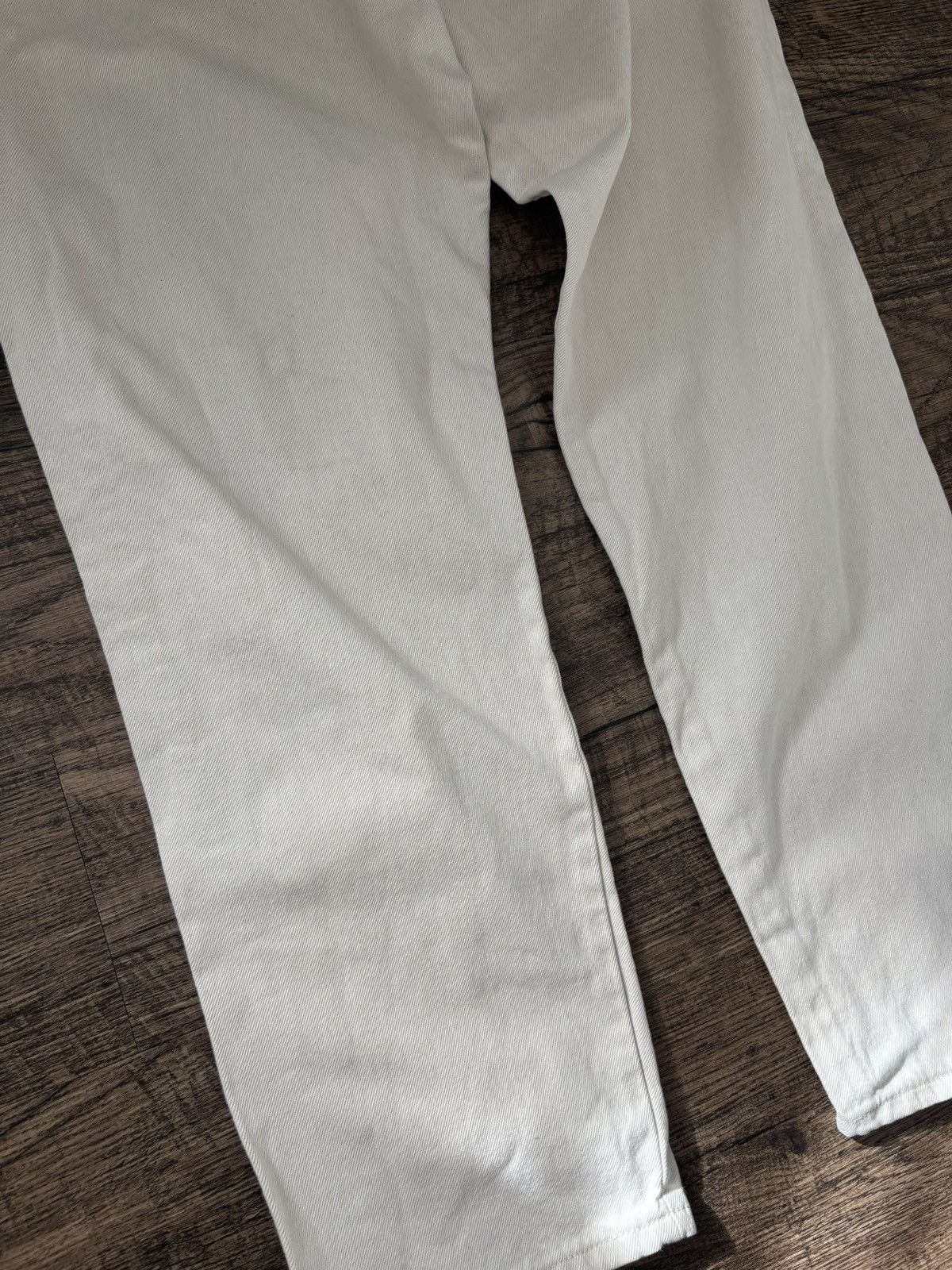 Wrangler 80s Wrangler White 38x32 Vintage Denim Jeans Size US 38 / EU 54 - 7 Thumbnail