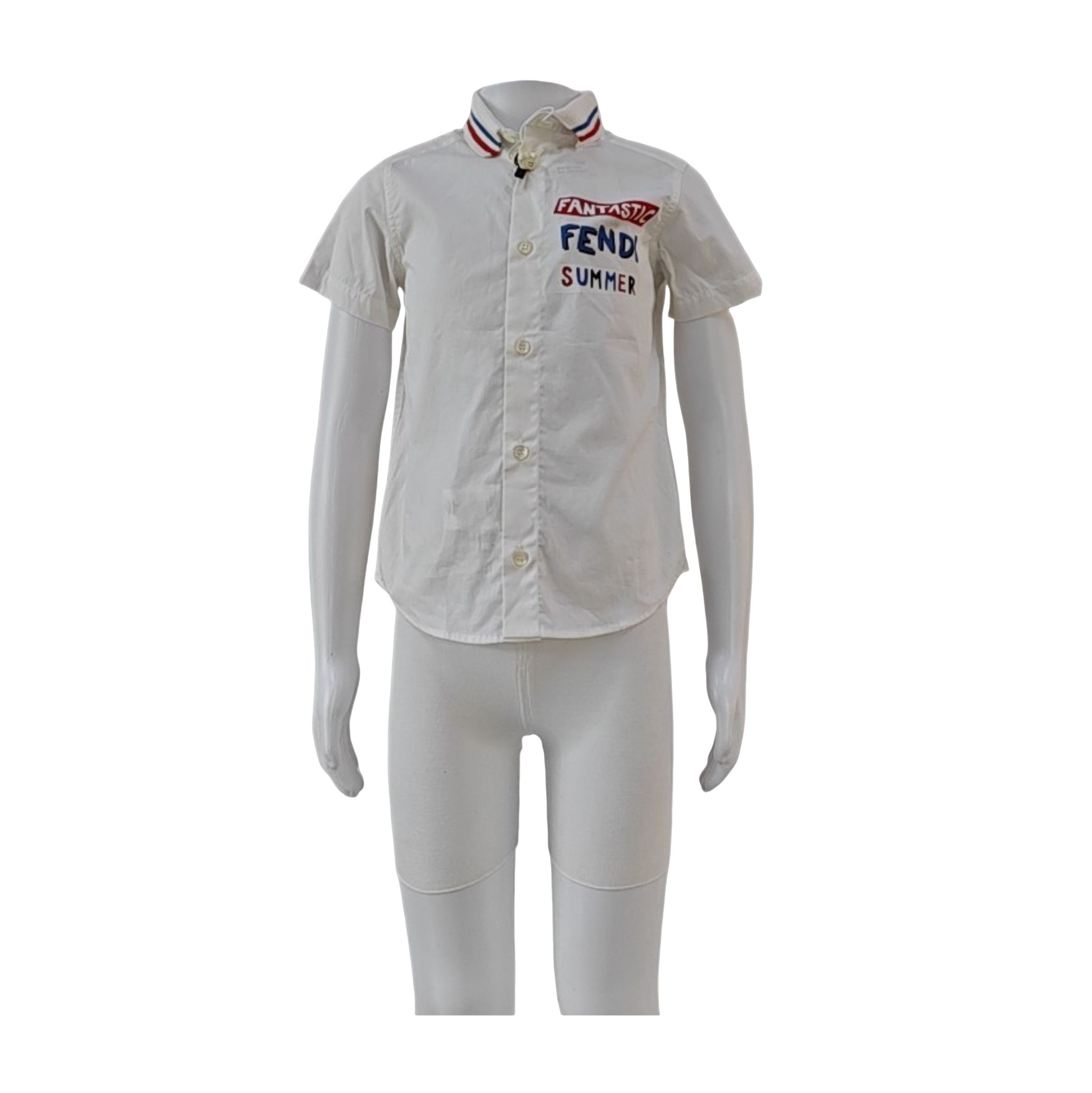 Fendi Fendi Fantastic Summer Logo Shirt 4Y Size US XXS / EU 40 - 1 Thumbnail