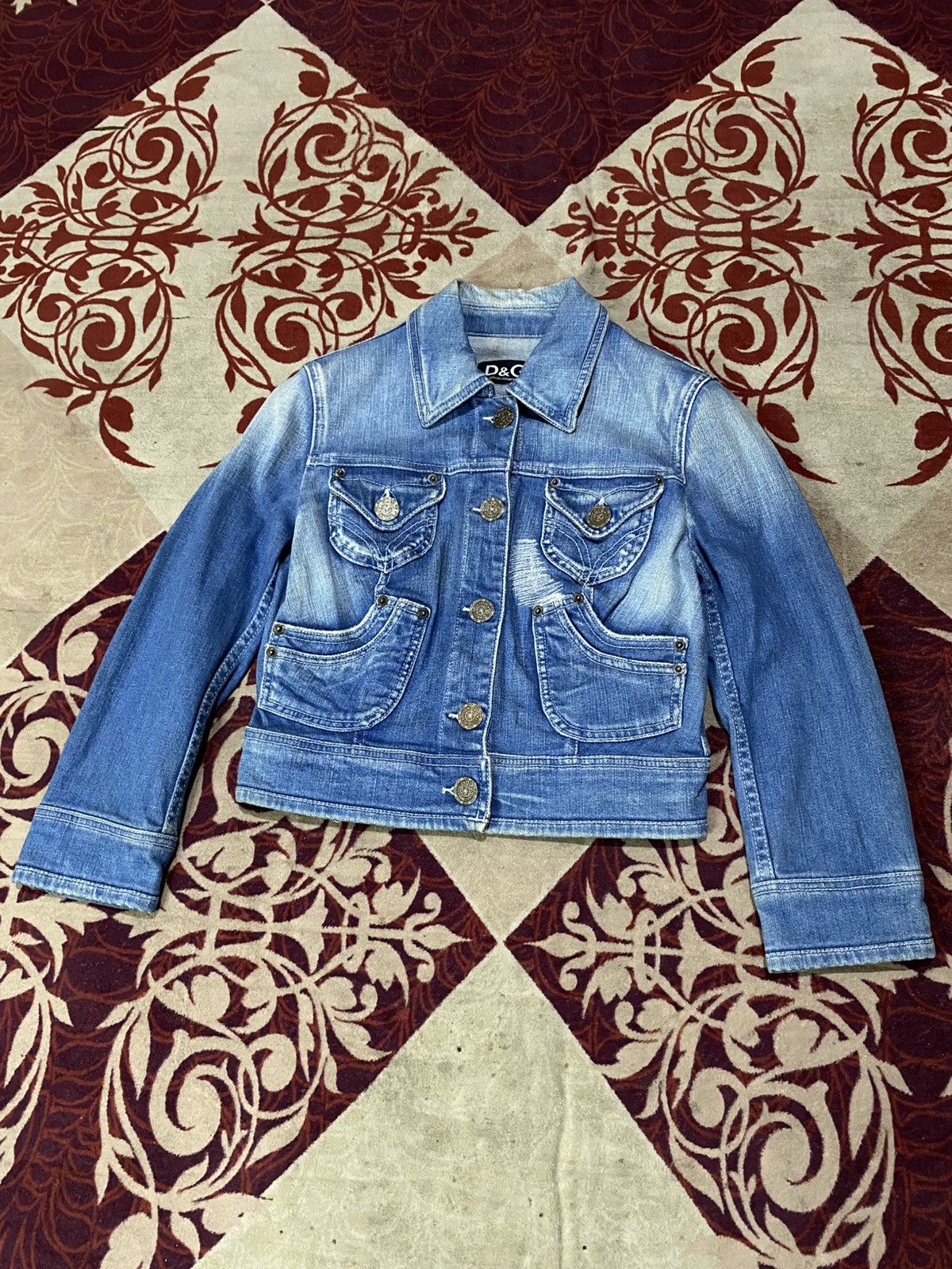 Dolce & Gabbana Dolce & Gabbana Denim Jacket Size S / US 4 / IT 40 - 2 Thumbnail