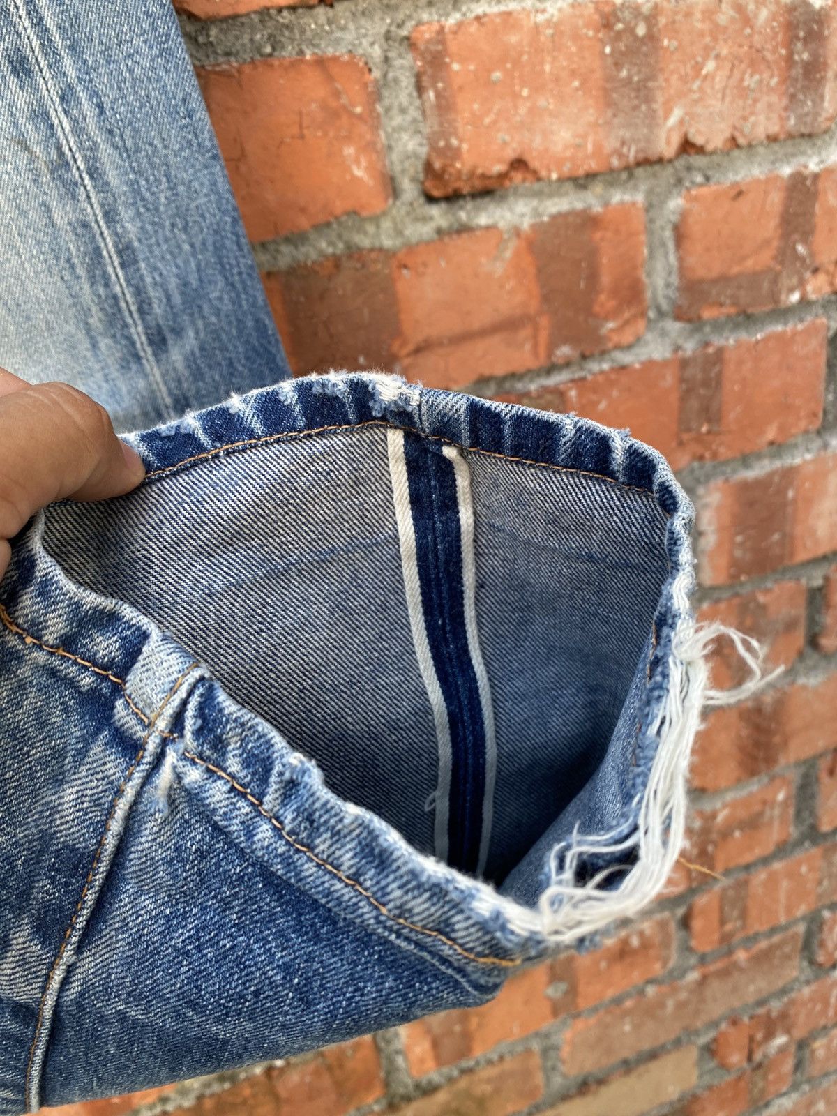 Levi's × Levi's Vintage Clothing × Vintage W28x28.5 Vintage levi's 501 redline made in USA big E Size US 28 / EU 44 - 6 Thumbnail