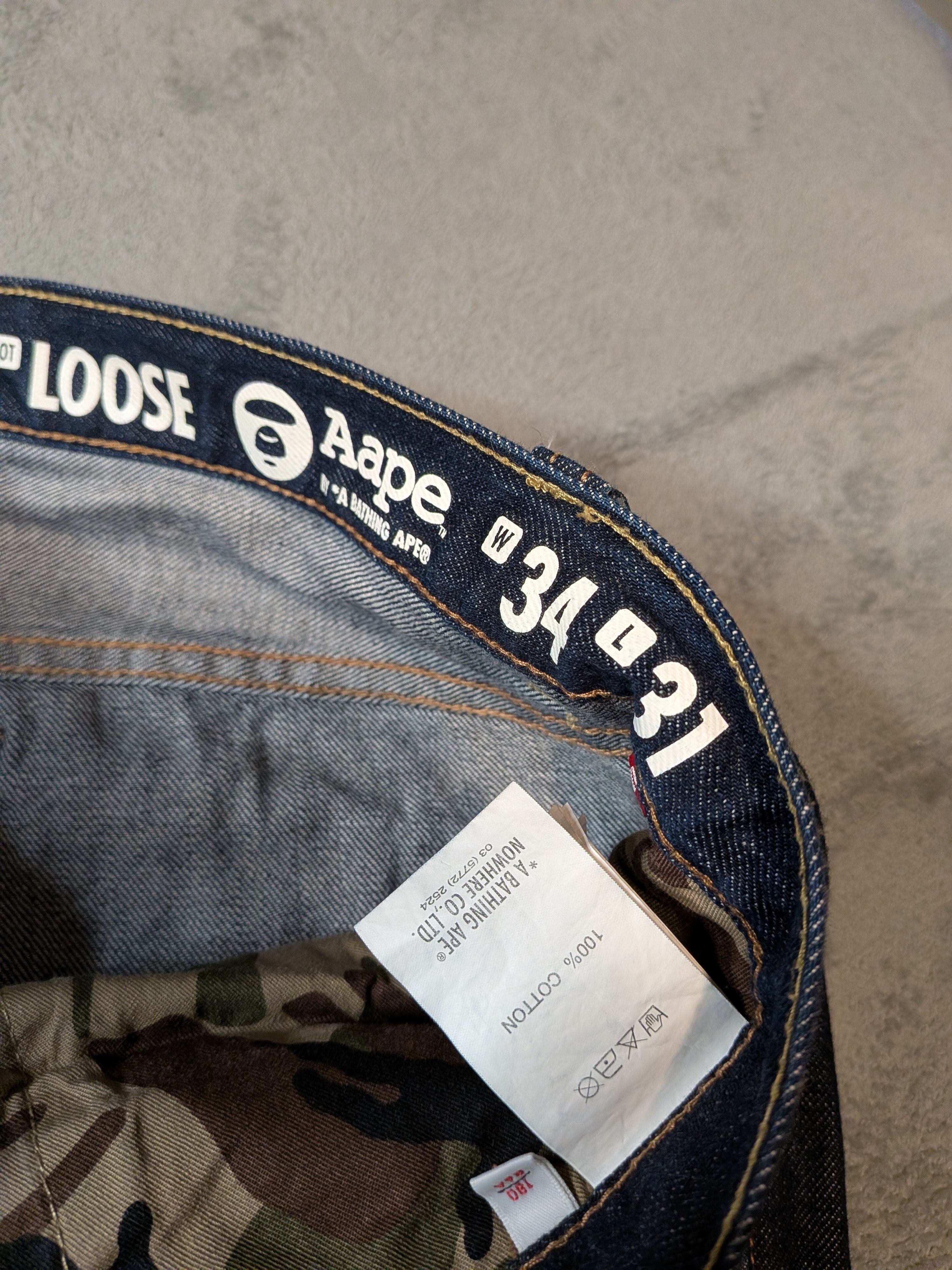 Aape Aape Denim Pants Size US 34 / EU 50 - 4 Thumbnail