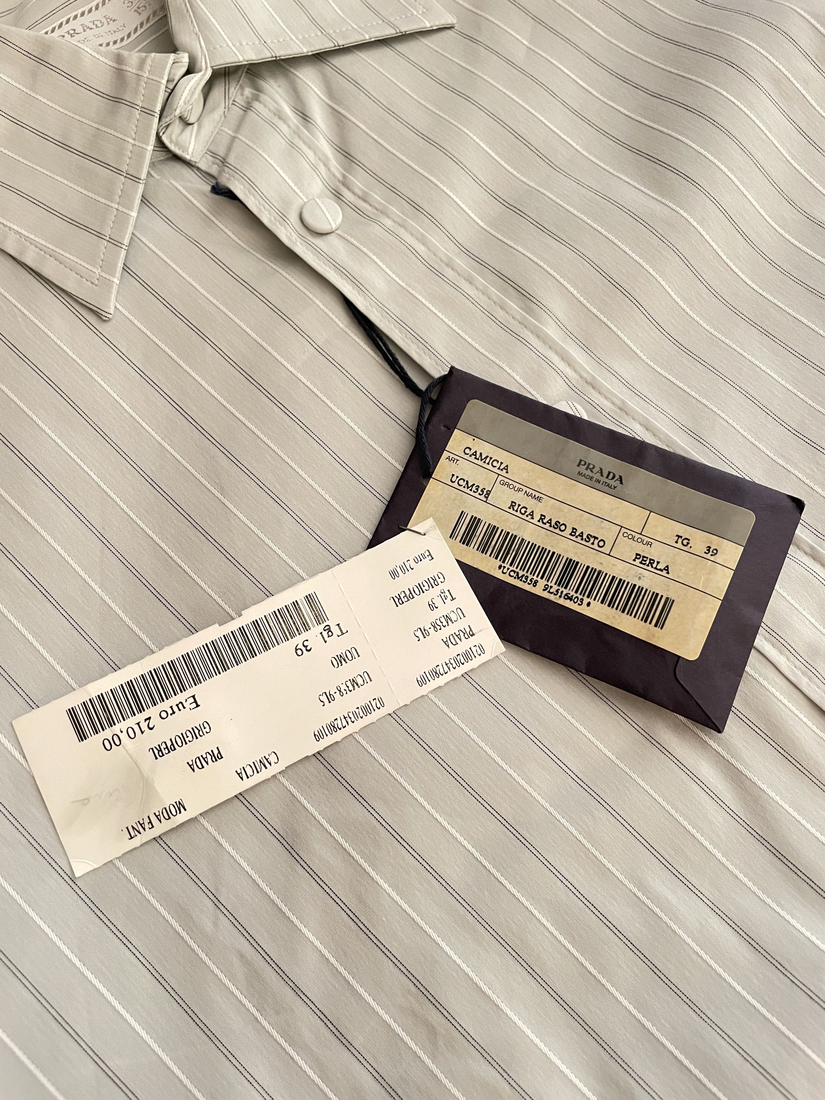 Prada Prada Light Blue Shirt Size US M / EU 48-50 / 2 - 3 Thumbnail