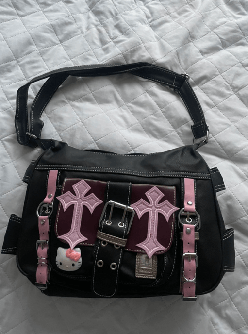 Vintage Y2K style purse drip swag vintage Hello Kitty gothic Size ONE SIZE - 1 Thumbnail