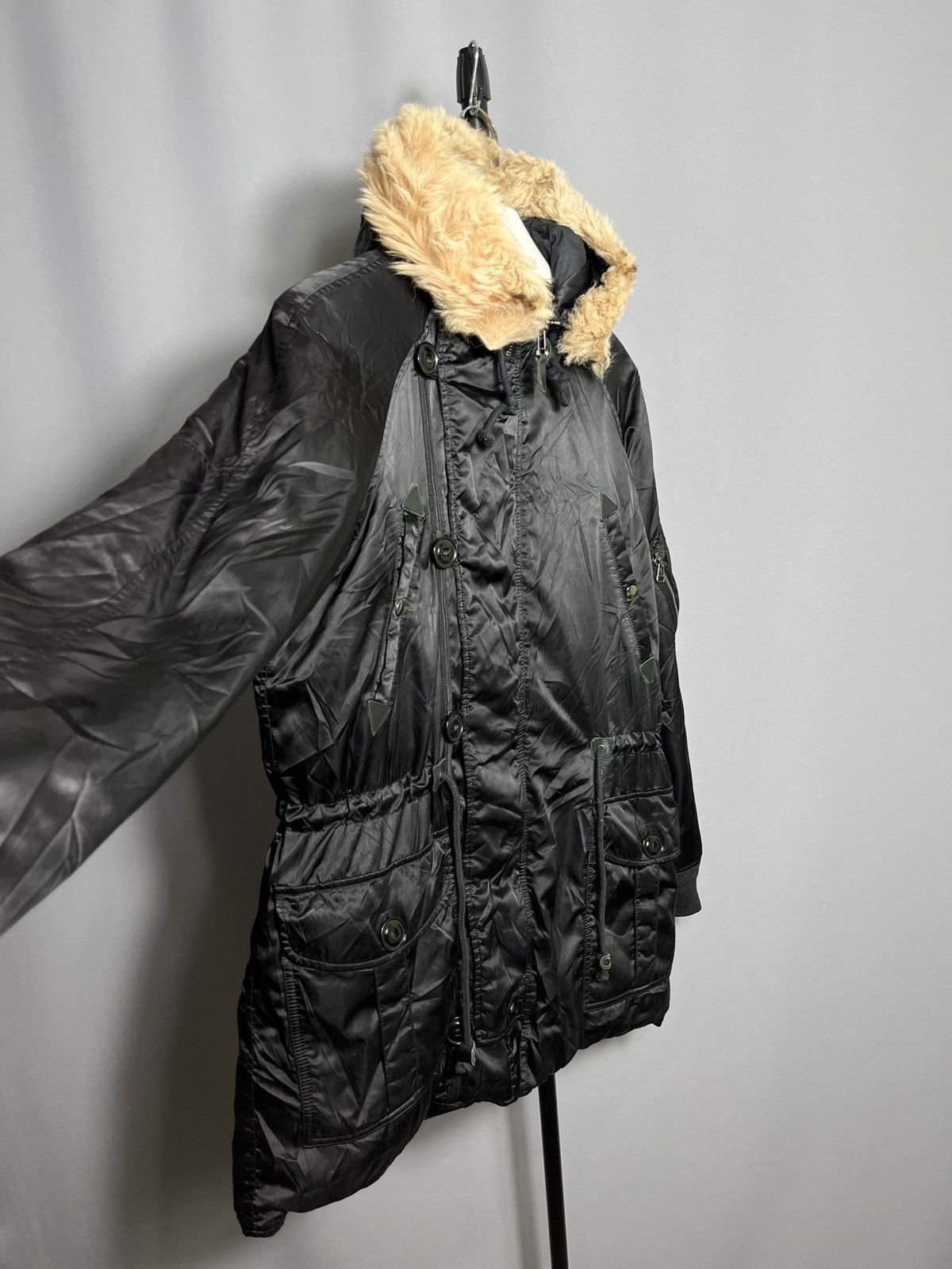 Ralph Lauren vintage ralph lauren parka down jacket mens black fur Size US S / EU 44-46 / 1 - 6 Thumbnail