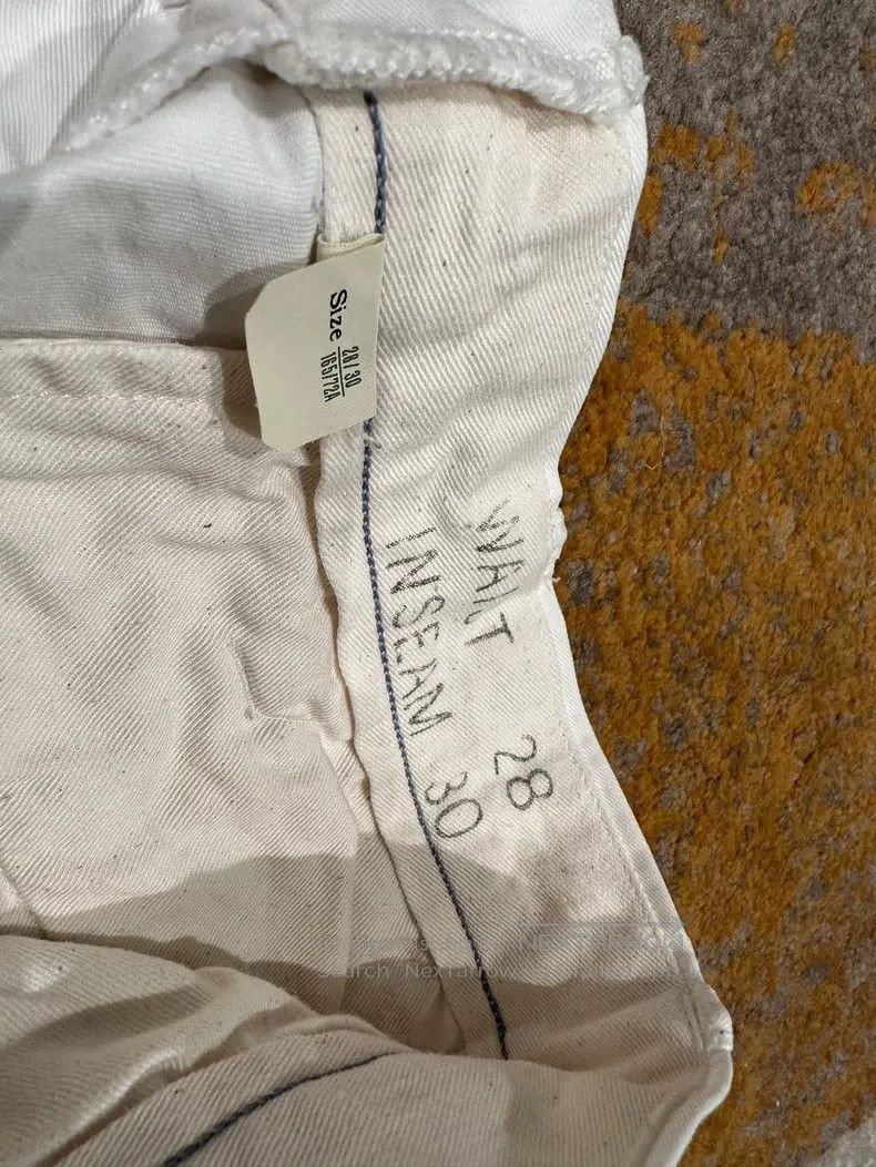 RRL Ralph Lauren RRL Ralph Lauren Old white casual pants, officer pants Size US 30 / EU 46 - 5 Thumbnail