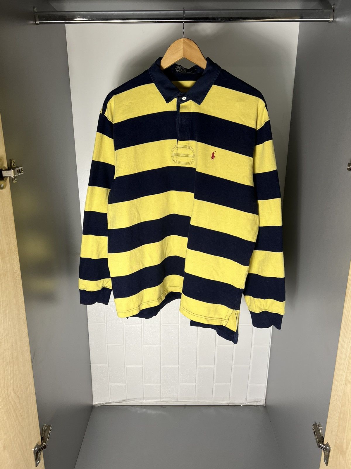 Polo Ralph Lauren VINTAGE POLO RALPH LAUREN RETRO DESIGNER RUGBY CASUAL 90s Size US L / EU 52-54 / 3 - 5 Thumbnail