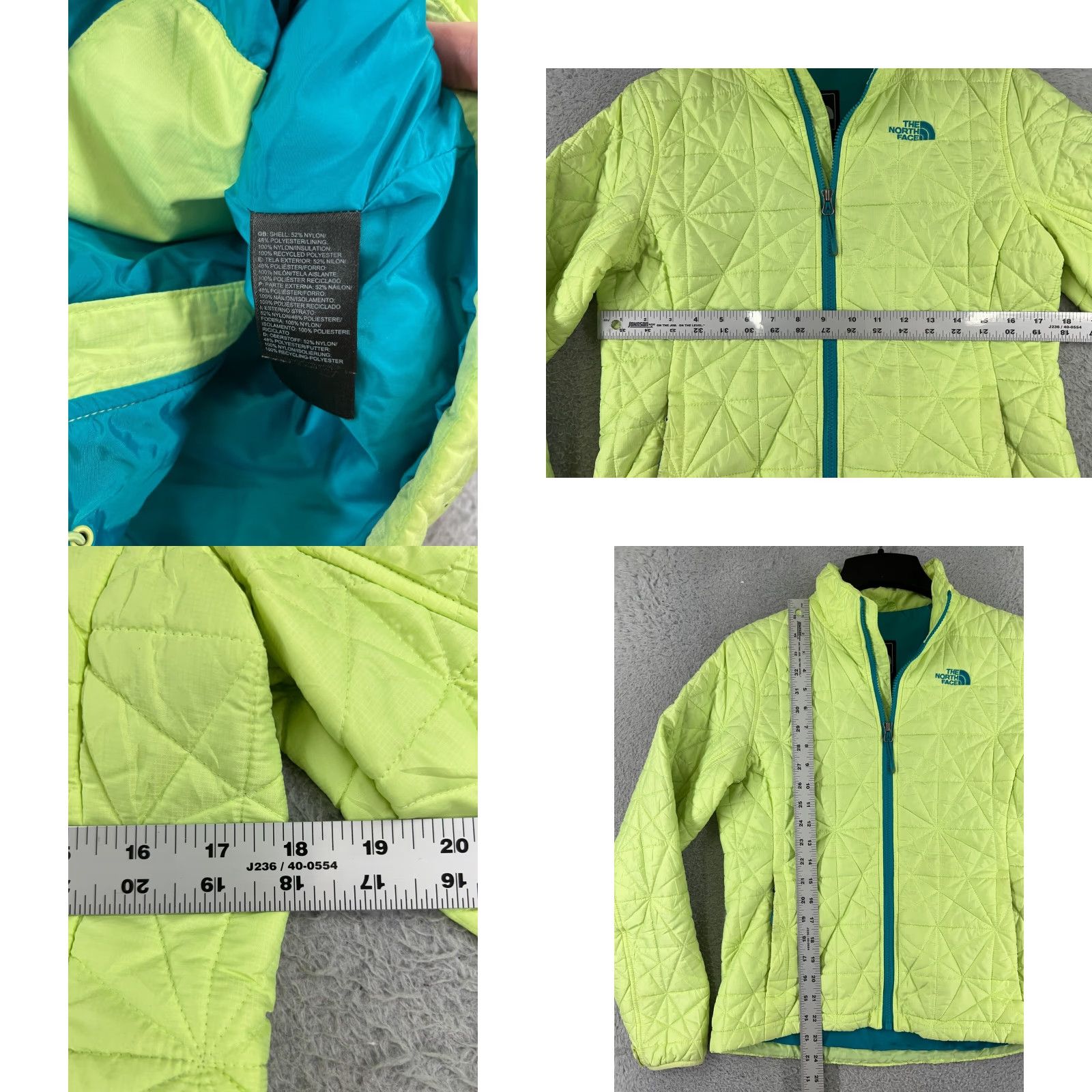 The North Face The North Face Jacket Womens Small Green Quilted Pockets Insulated Warm Cozy Size S / US 4 / IT 40 - 8 Thumbnail