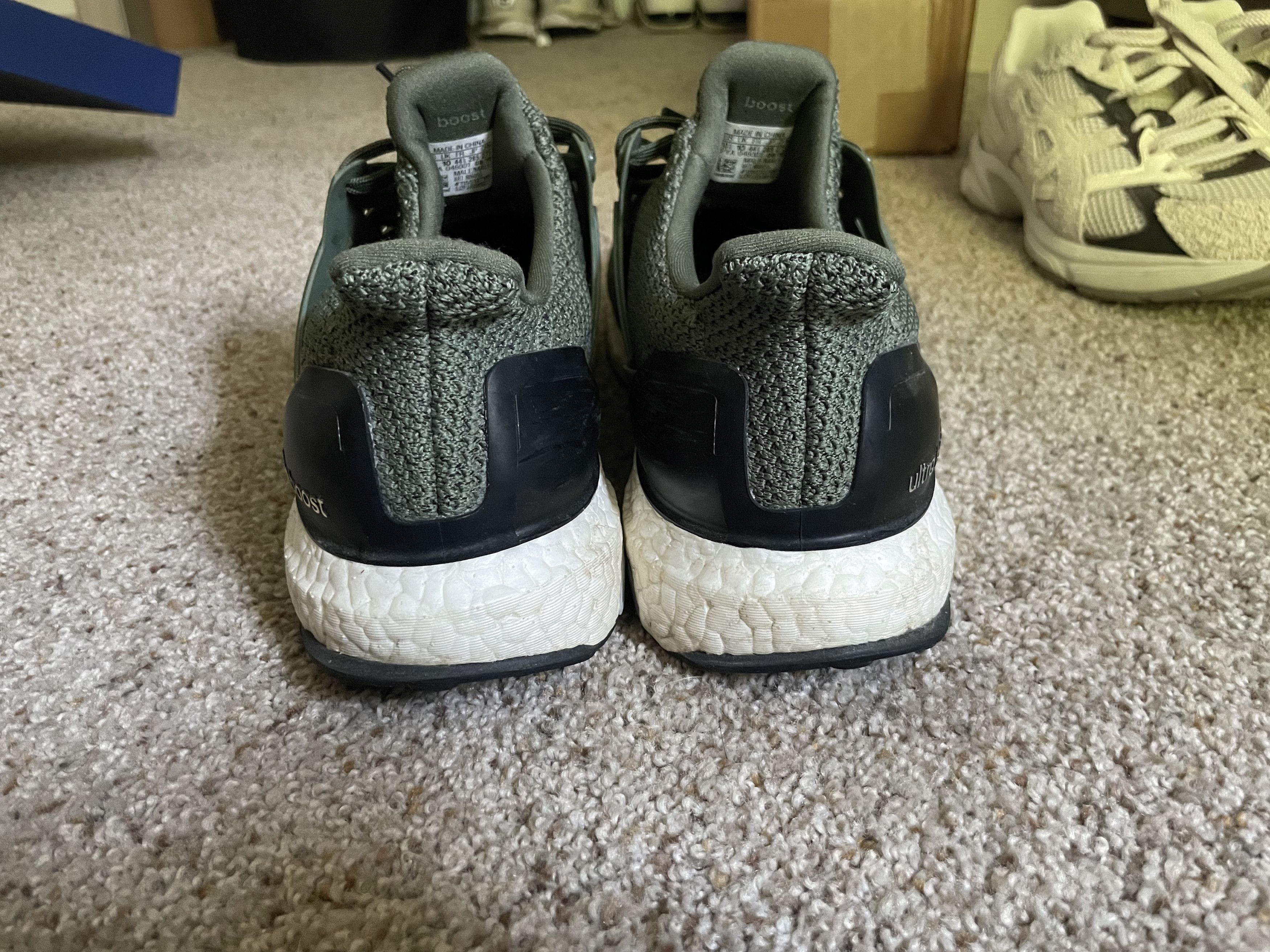 Adidas Adidas Ultraboost 2.0 Merino Wool Olive Size US 10.5 / EU 43-44 - 3 Thumbnail