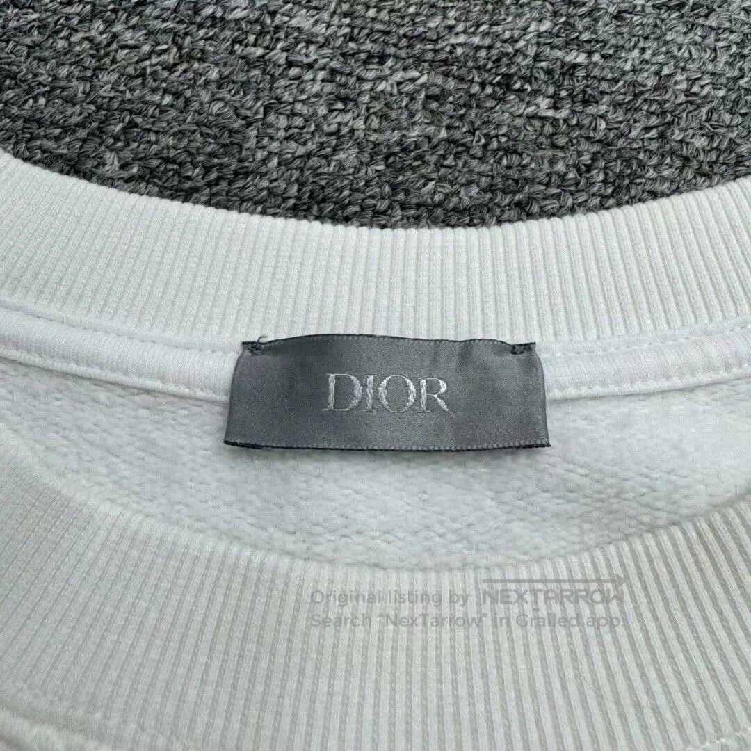 Dior dior embroidered floral sweatshirt for women. Size XXL / US 16-18 / IT 52-54 - 3 Thumbnail