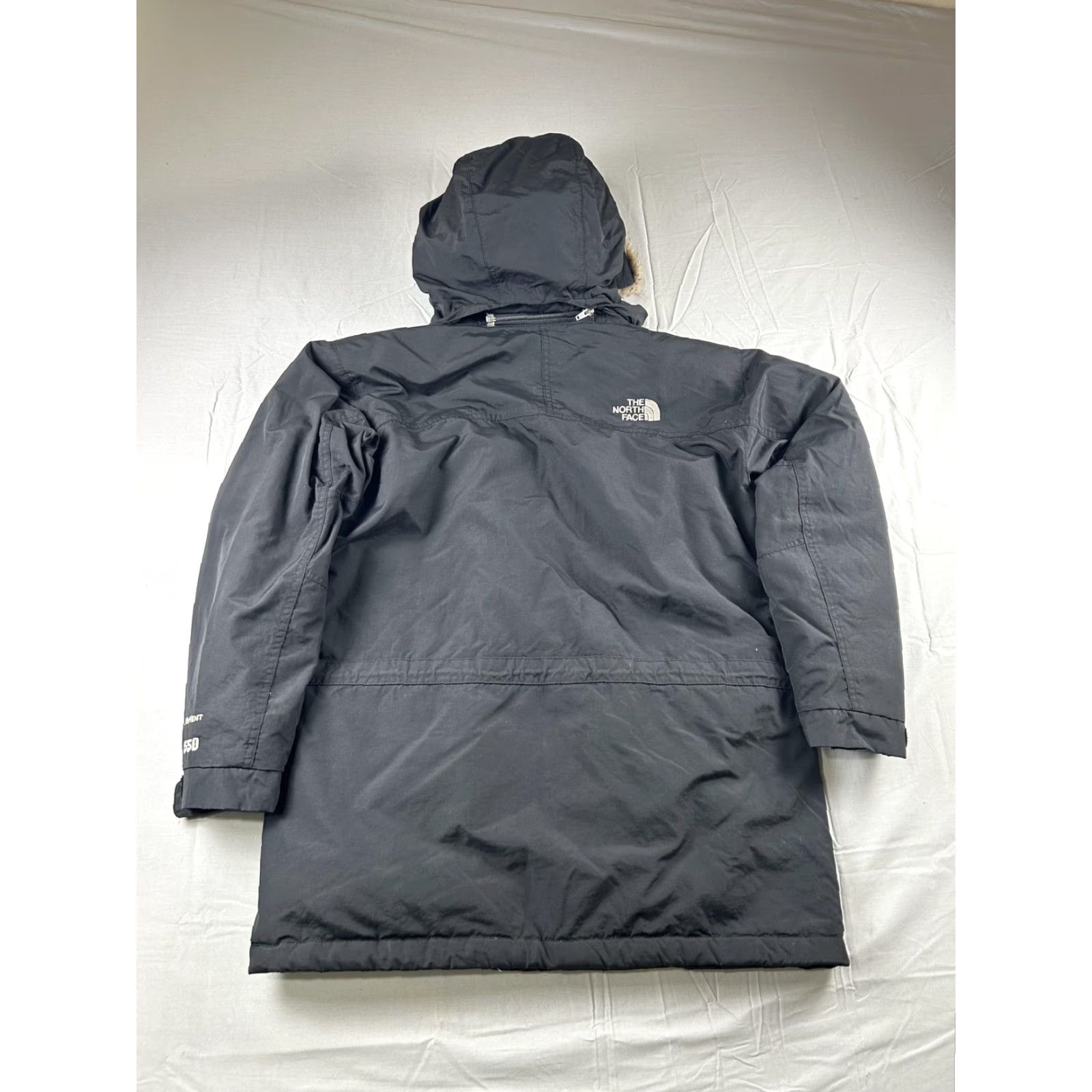 The North Face The North Face HyVent 550 Down Hooded Parka Mens Small Black Fur Trim Zip Pockets Coat Jacket Size US S / EU 44-46 / 1 - 4 Thumbnail