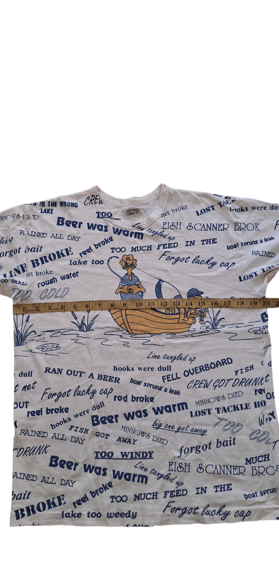 Japanese Brand × Warehouse Rare Bodies Office & School by Warehouse All Overprint Tee Size US M / EU 48-50 / 2 - 8 Thumbnail