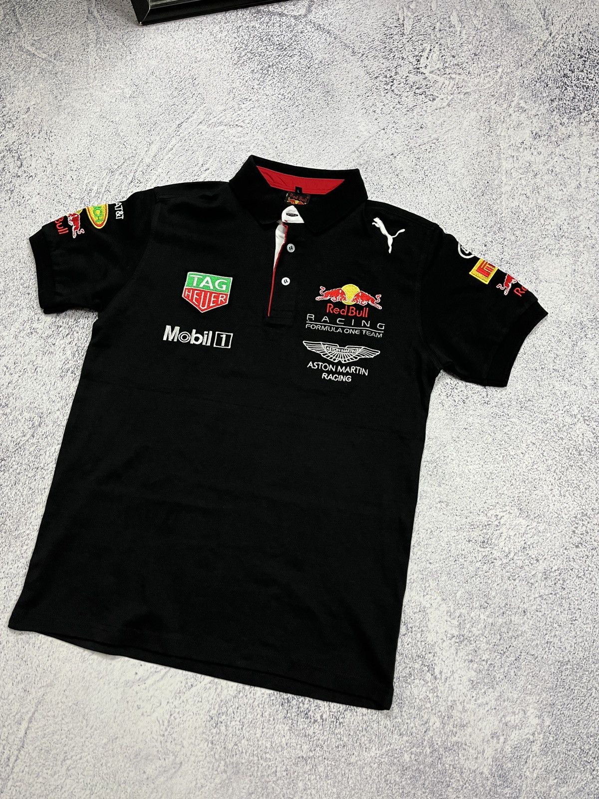 Formula 1 × Puma × Red Bull Aston Martin Red Bull Puma Racing T-shirt Formula One Rare Size US S / EU 44-46 / 1 - 5 Thumbnail