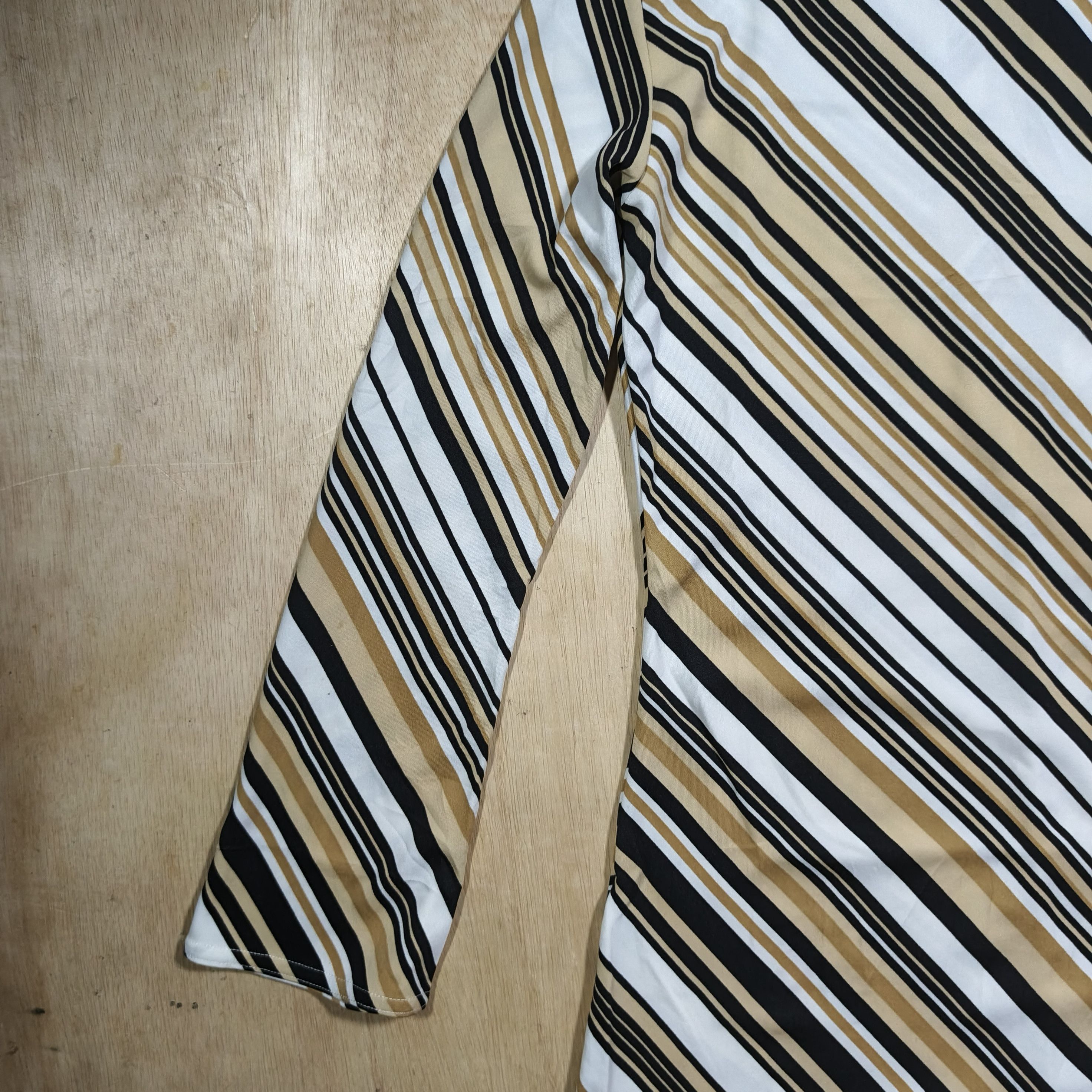 Morgan De Toi Morgan De Toi Striped Chevron V-neck Longsleeve Top Size M / US 6-8 / IT 42-44 - 9 Thumbnail