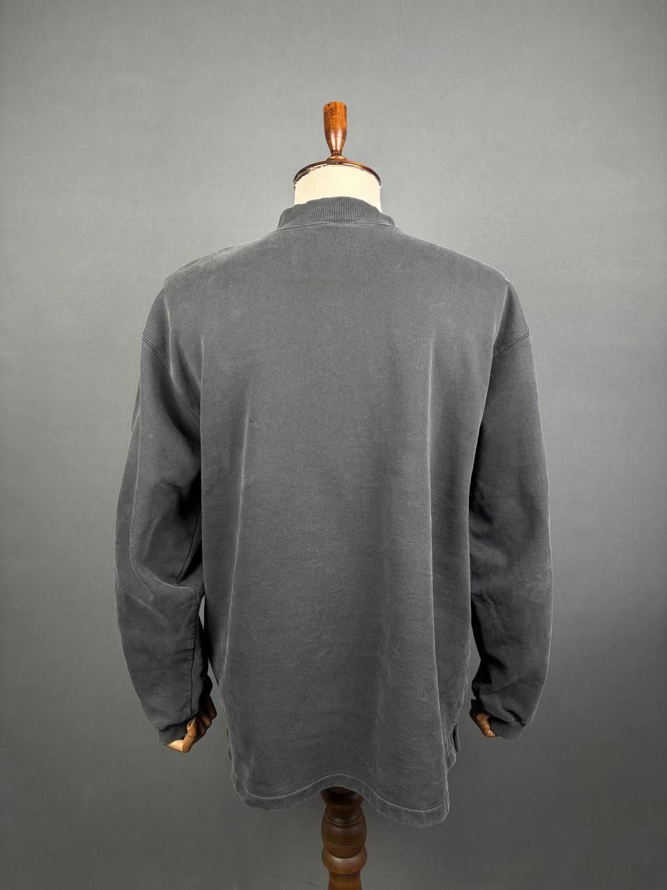 Nike Nike Sweatshirt Size XL Black Crewneck Big Logo Vintage Size US XL / EU 56 / 4 - 4 Thumbnail