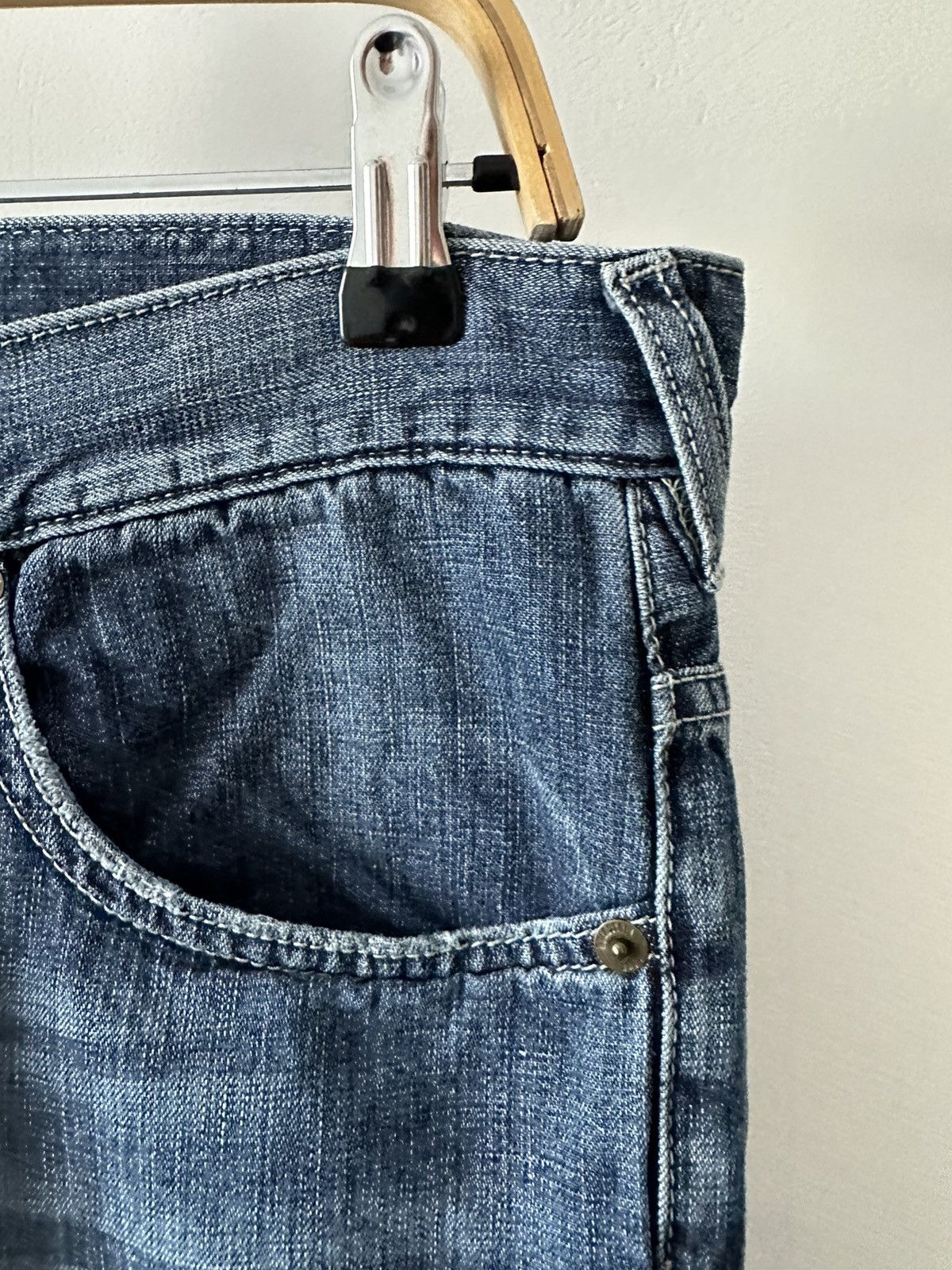 Moschino Love Moschino Linen Cotton Blend denim jeans pants trousers Size US 33 - 4 Thumbnail