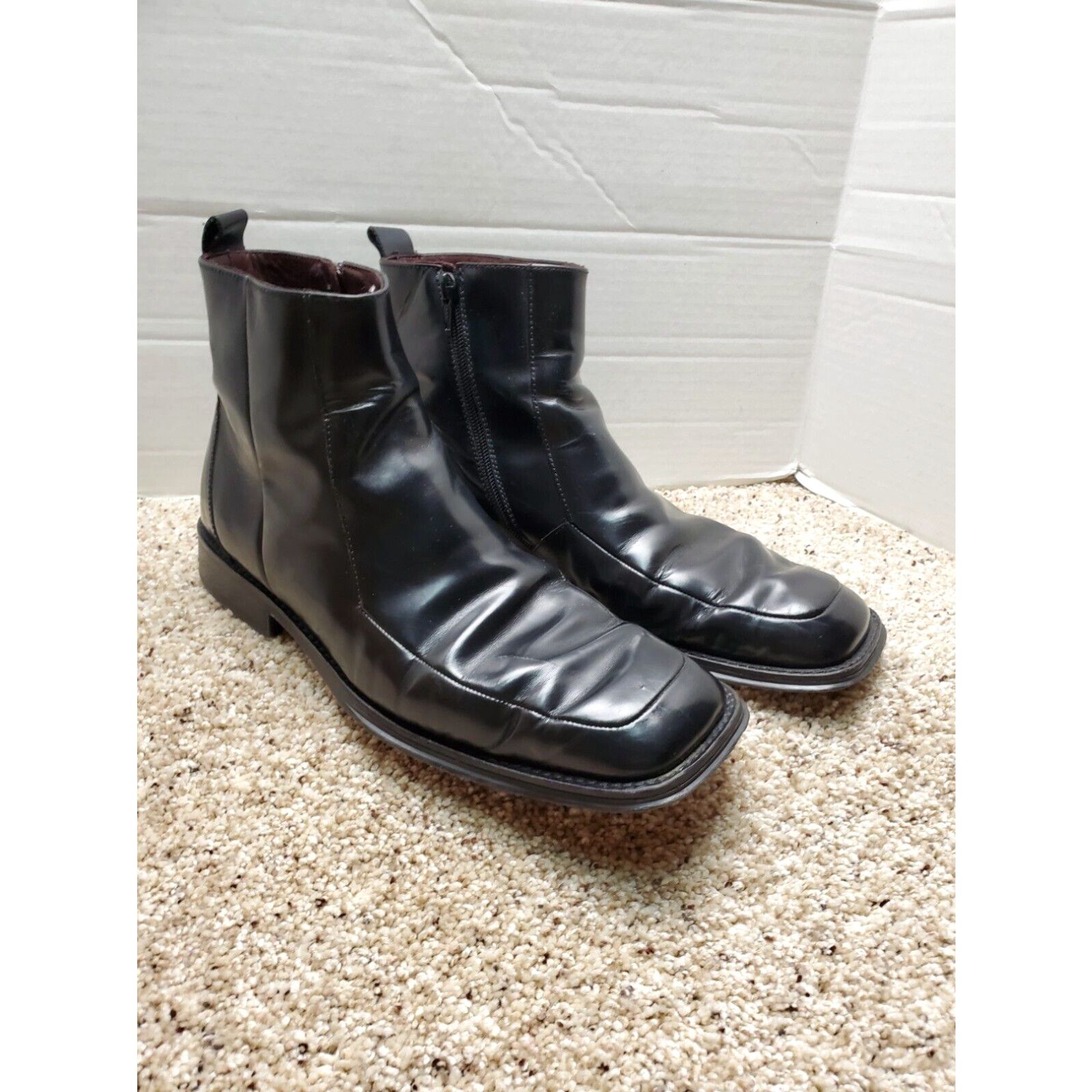 Kenneth cole square toe boots deals