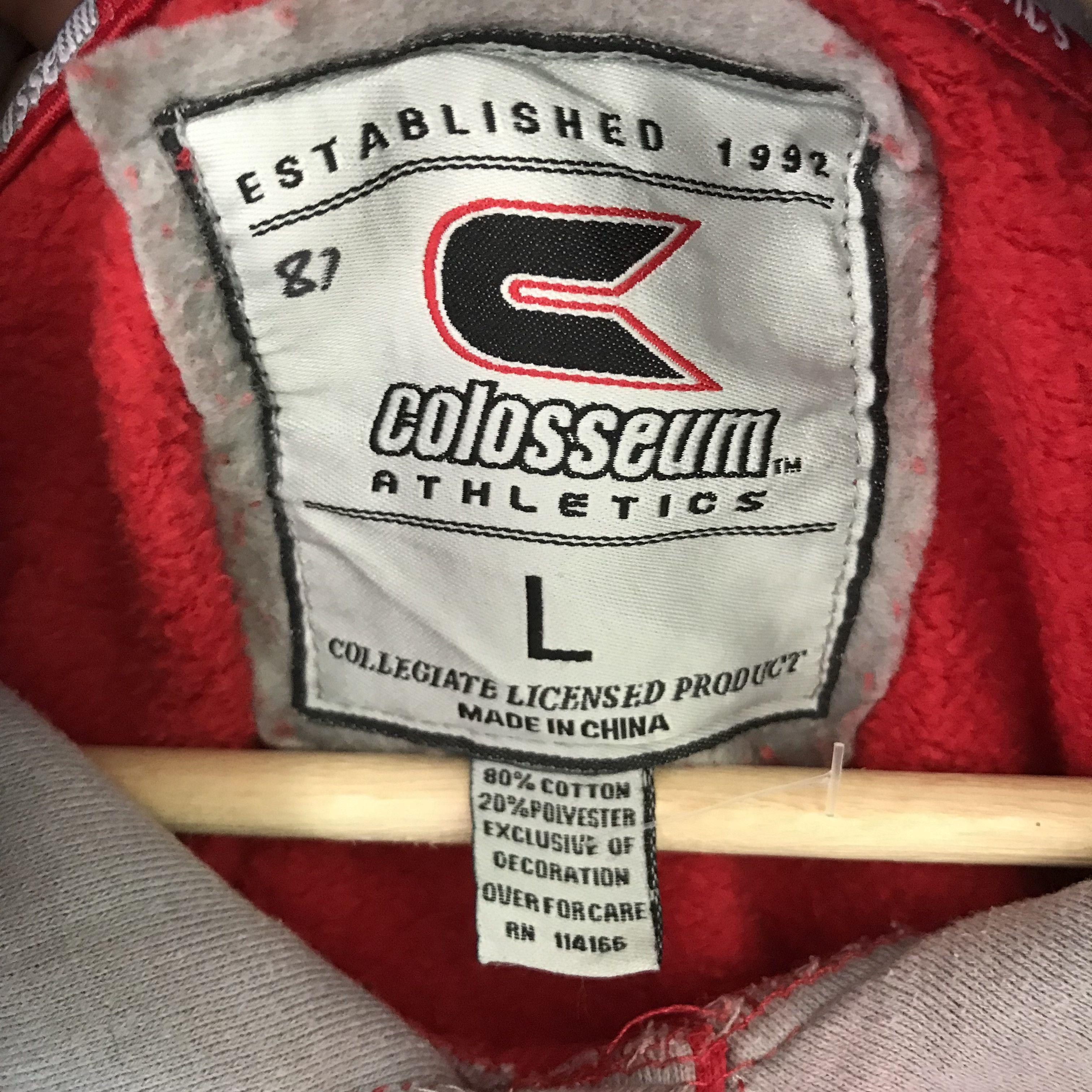 Vintage Vintage 90s Ohio State University Ncaa Red - 492 Size US L / EU 52-54 / 3 - 5 Thumbnail