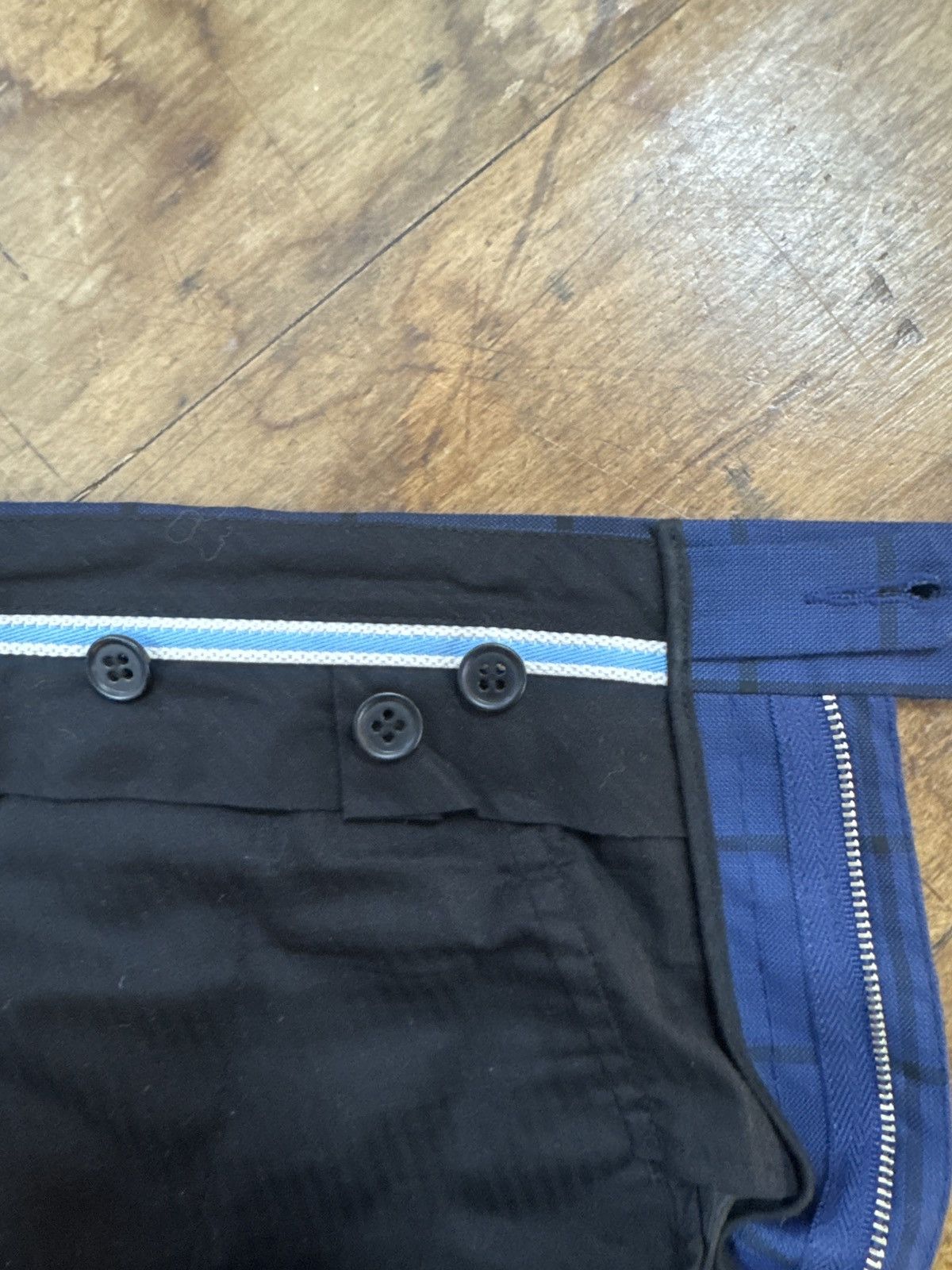 Other Super 120s Plaid Suit Size 40R - 8 Thumbnail